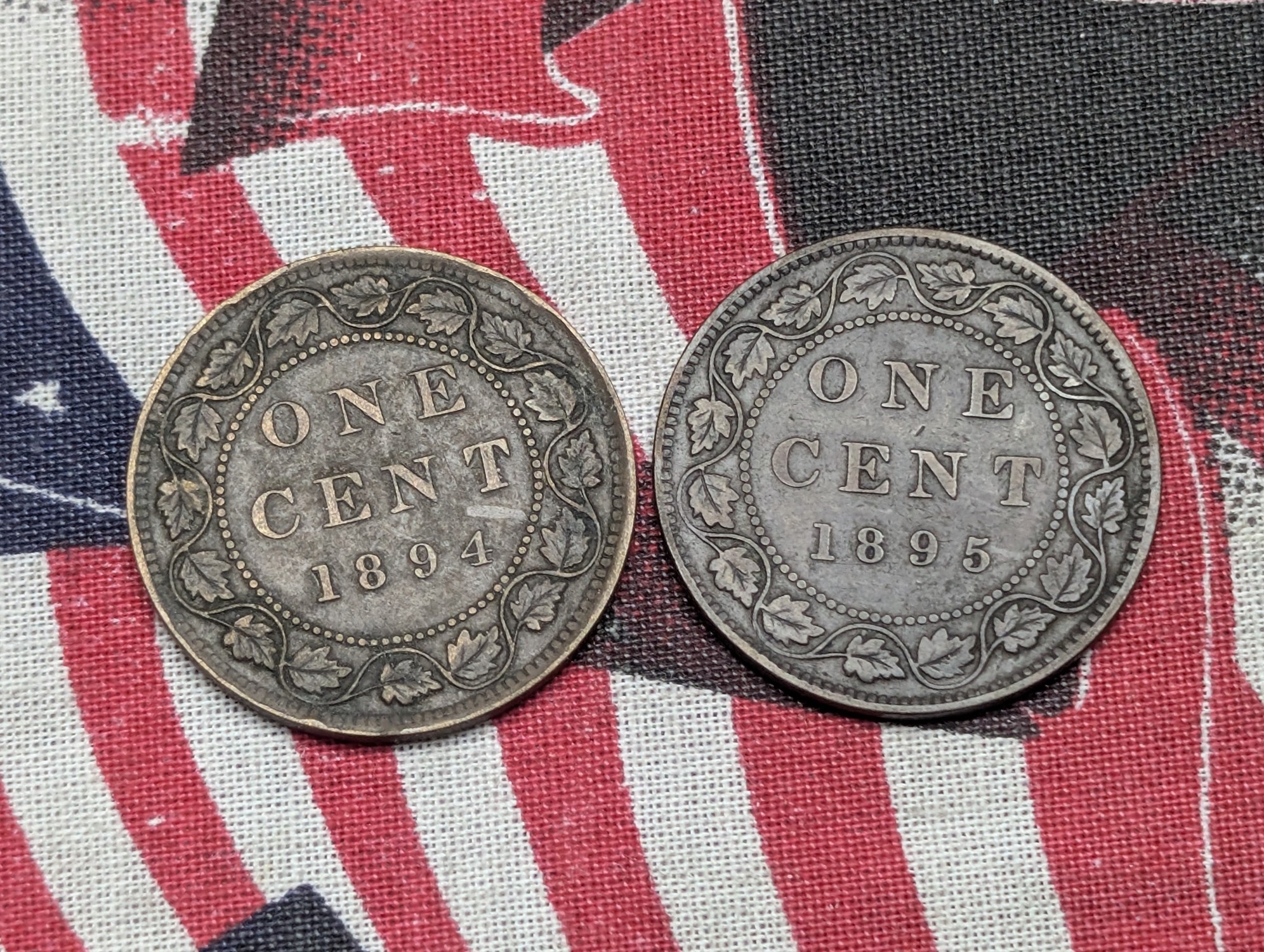 1894, 1895 & 1900 Canada Large Cents, KM-7
