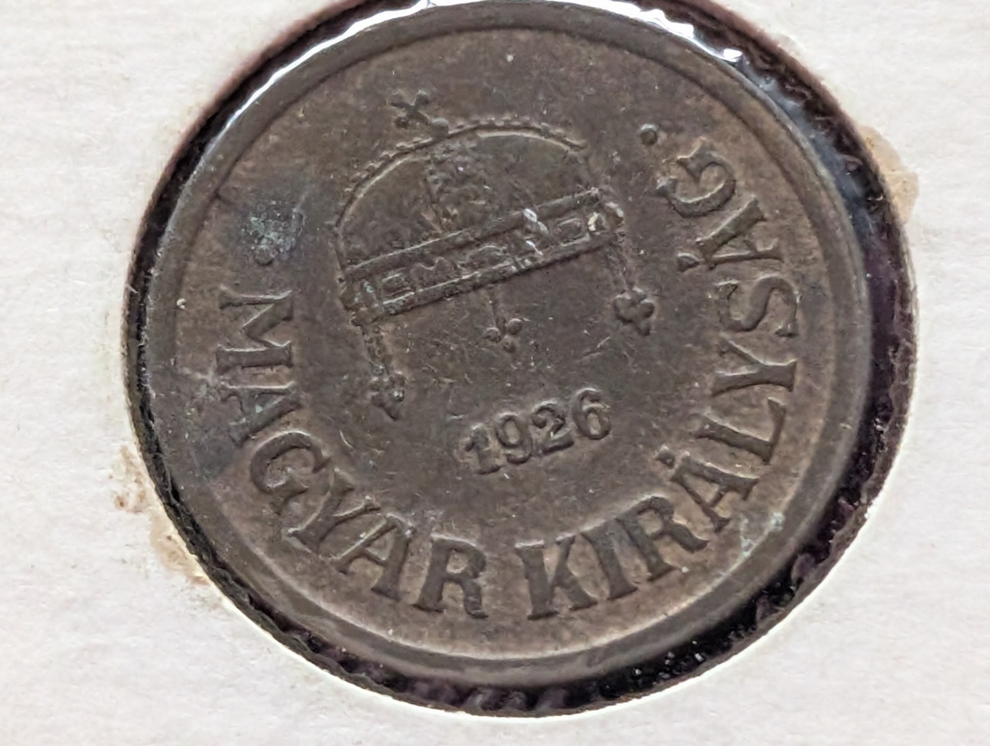 1898, 1901, 1907, 1910, 1926 Hungary 2 Fillér, Bronze
