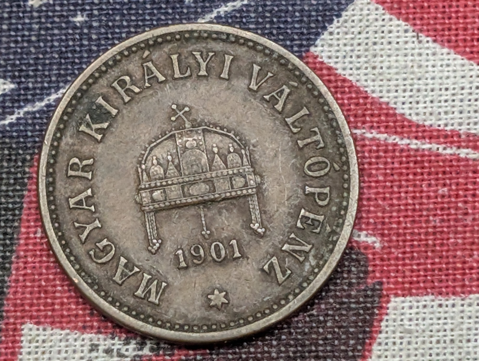 1898, 1901, 1907, 1910, 1926 Hungary 2 Fillér, Bronze
