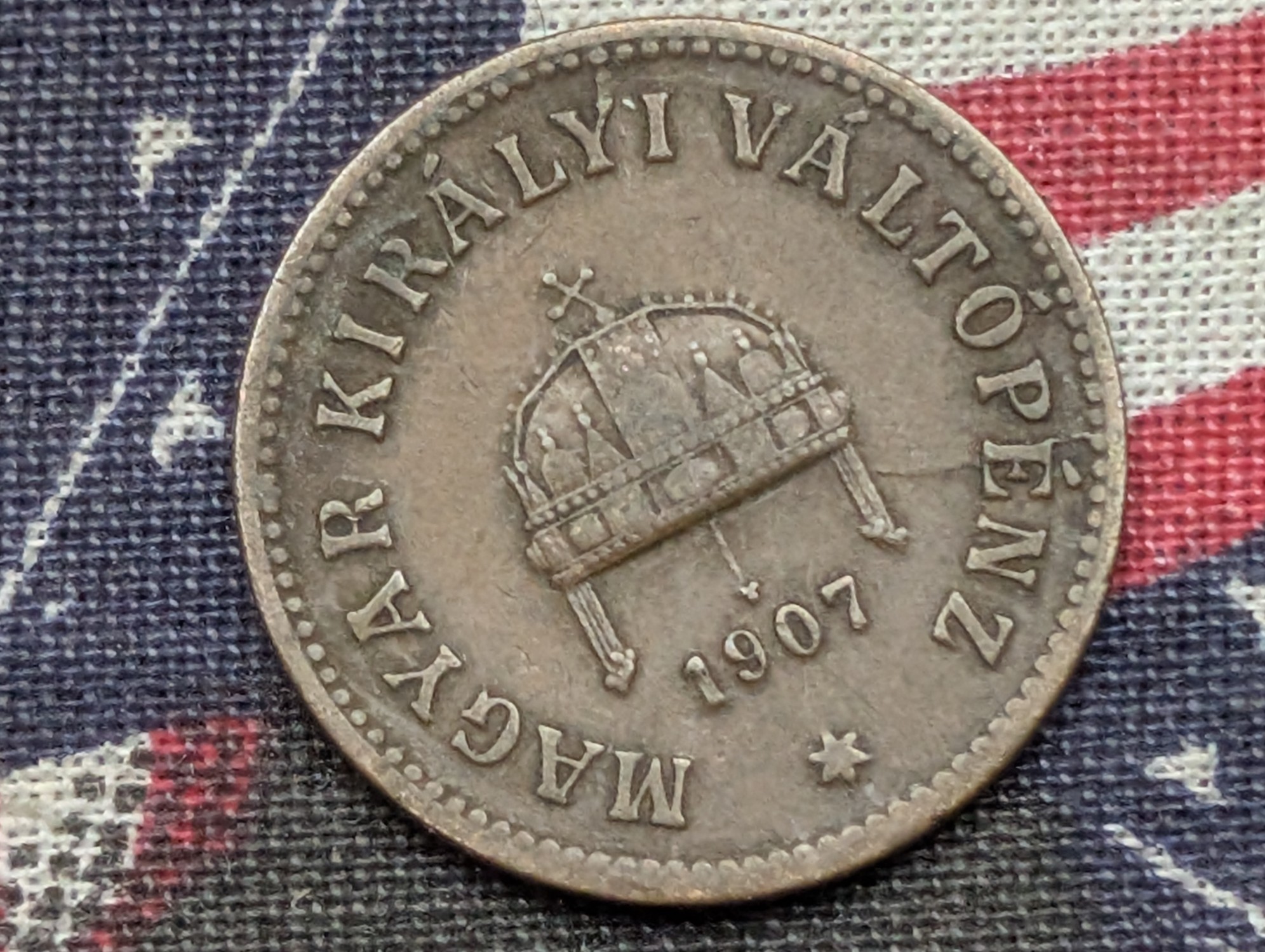 1898, 1901, 1907, 1910, 1926 Hungary 2 Fillér, Bronze