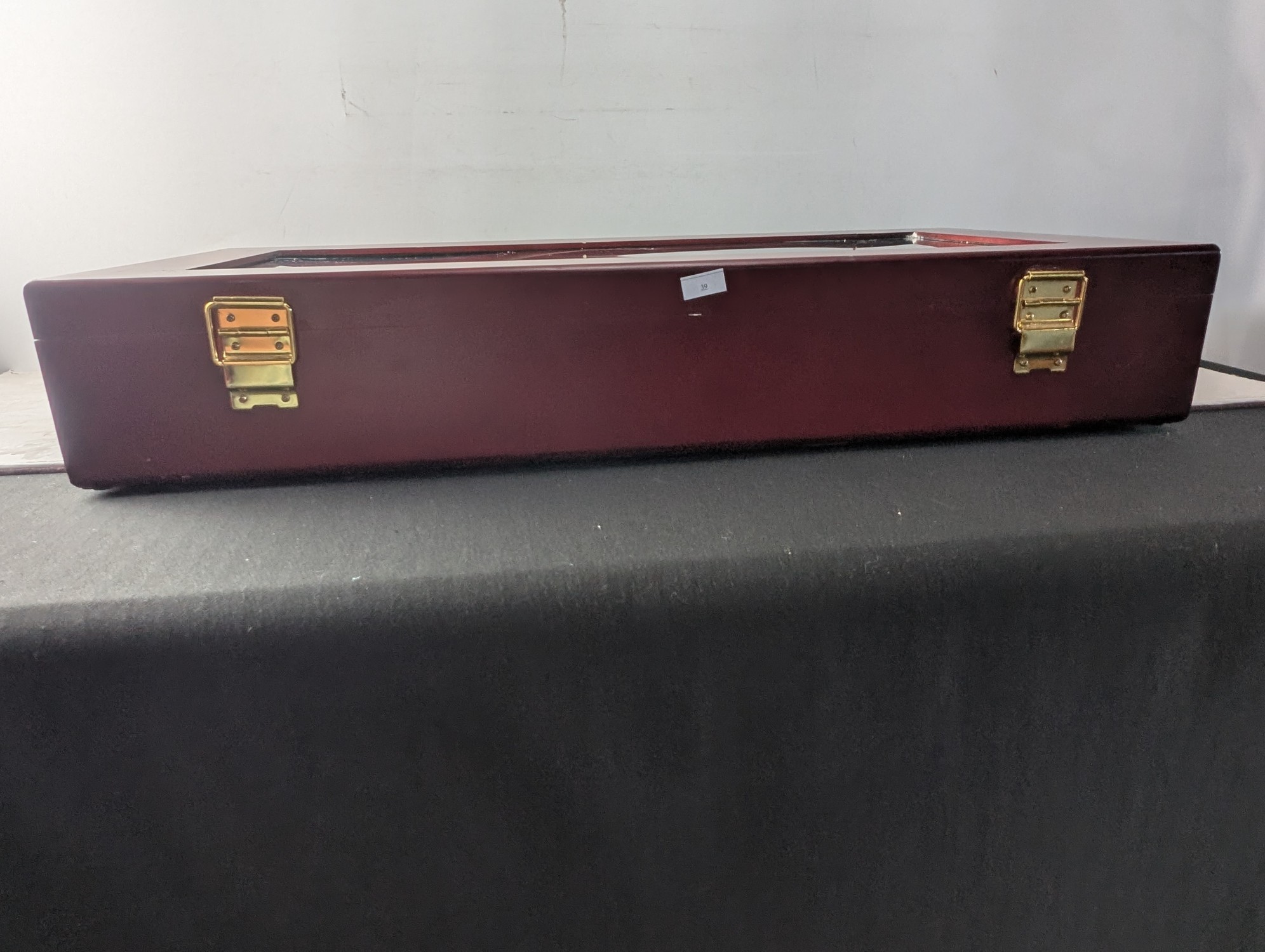 *EMPTY* Wooden Display Case for The Statehoods & The ATB National Park Quarters 4-Coin Sets - No Coins!!