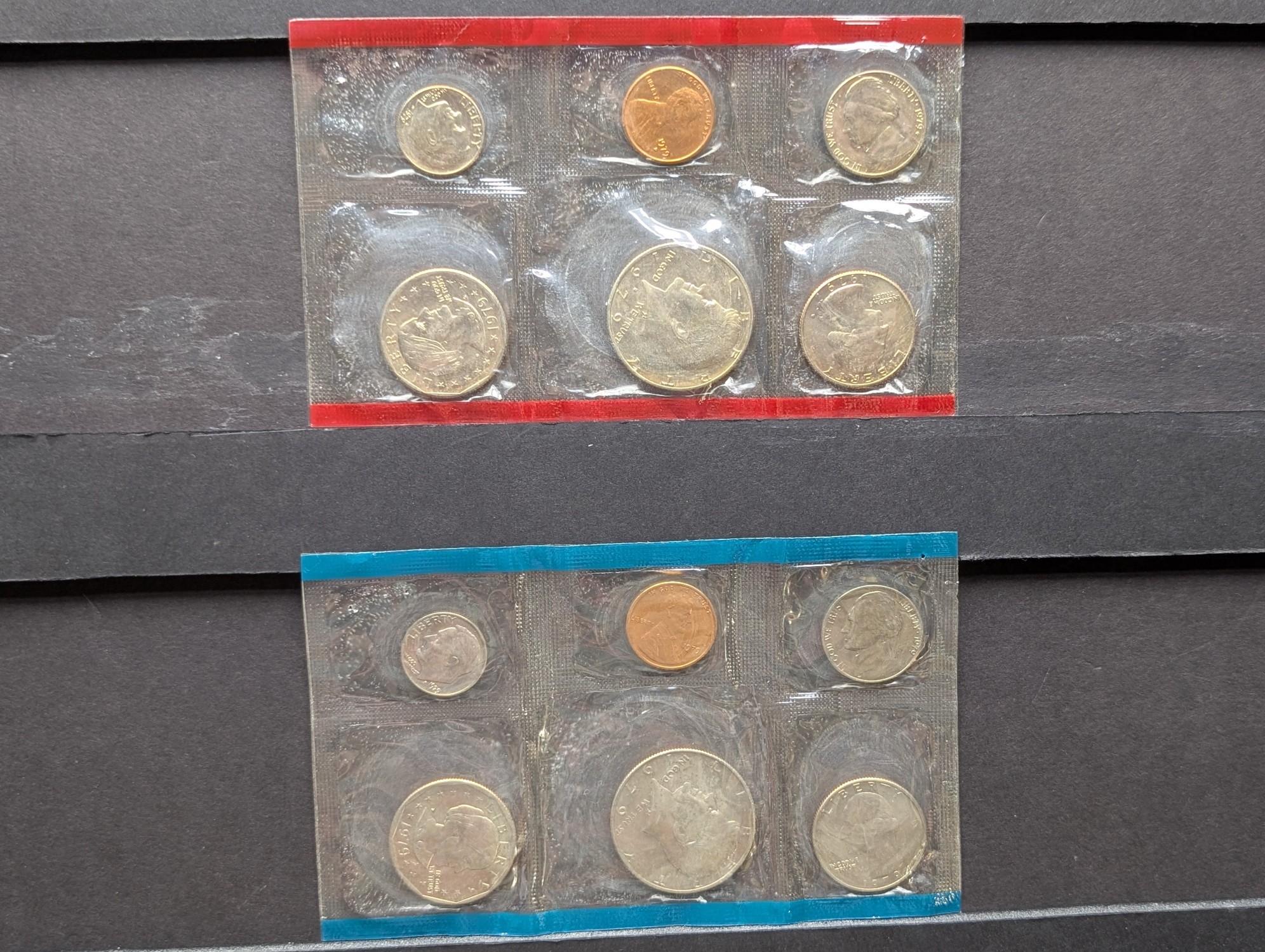 (14) 1970's P&D U.S. Mint UNC Sets in Government Sealed Plastic