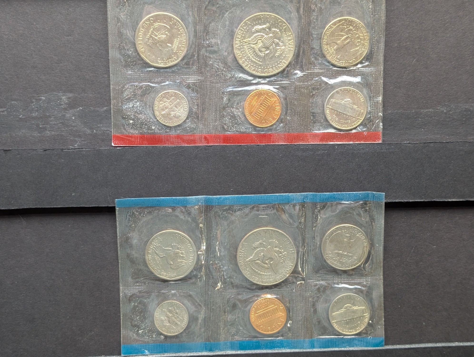 (14) 1970's P&D U.S. Mint UNC Sets in Government Sealed Plastic