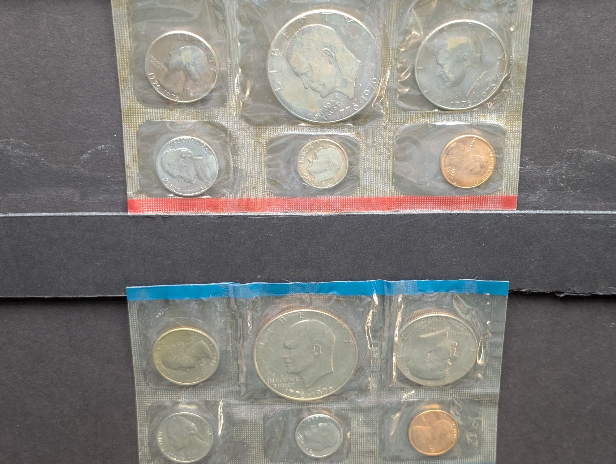 (14) 1970's P&D U.S. Mint UNC Sets in Government Sealed Plastic
