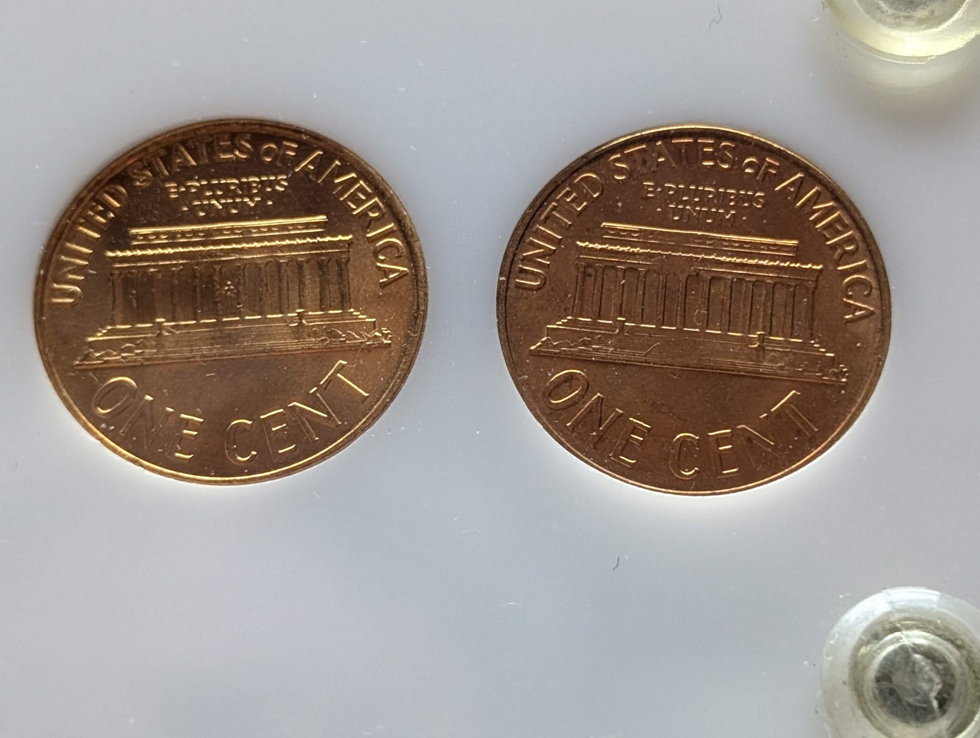 1960 Die Variety Lincoln Cent Collection in Capitol Case & Protective Pouch - BU Condition!!