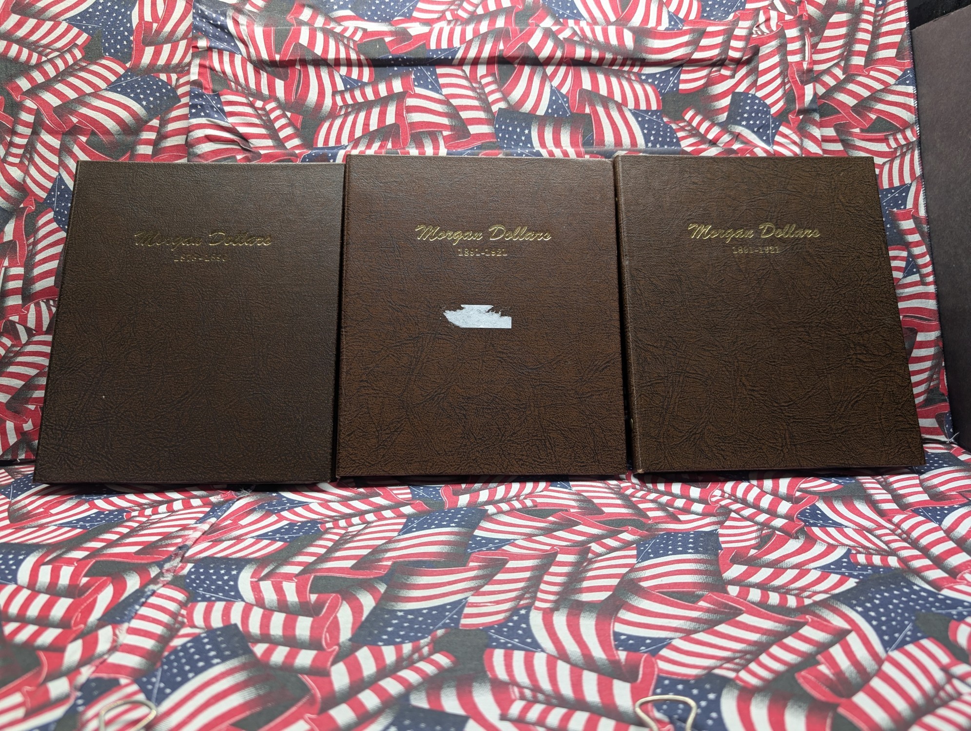 (3) *EMPTY* Morgan Dollar Dansco Collector's Albums - No Coins!!