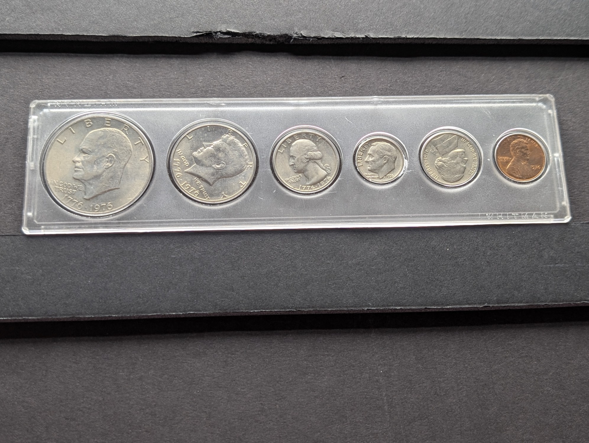 1976 Bicentennial Year Coin Set in Whitman Case