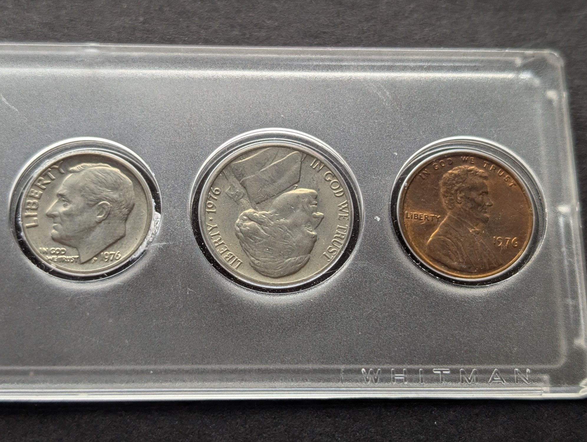1976 Bicentennial Year Coin Set in Whitman Case