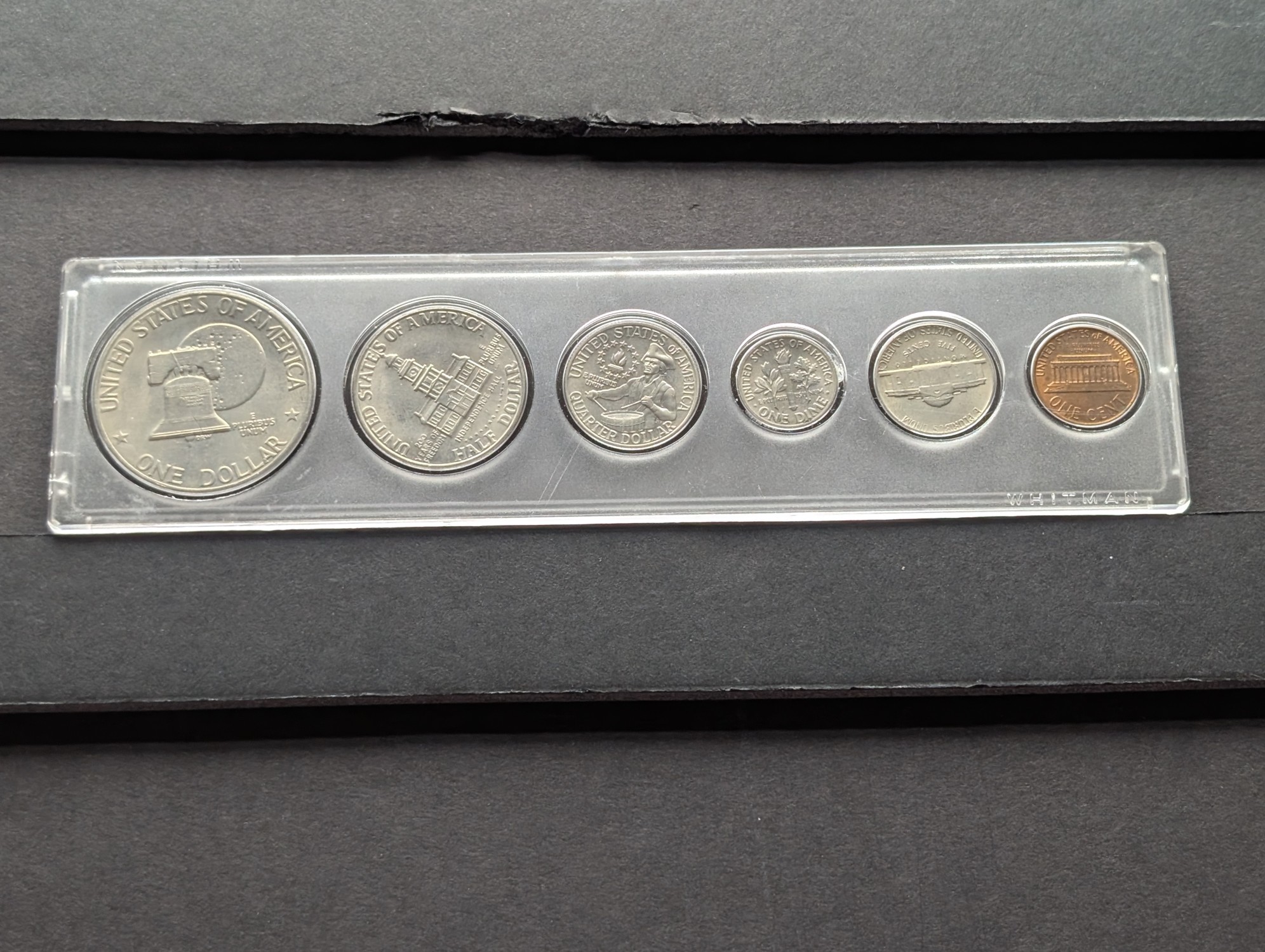 1976 Bicentennial Year Coin Set in Whitman Case