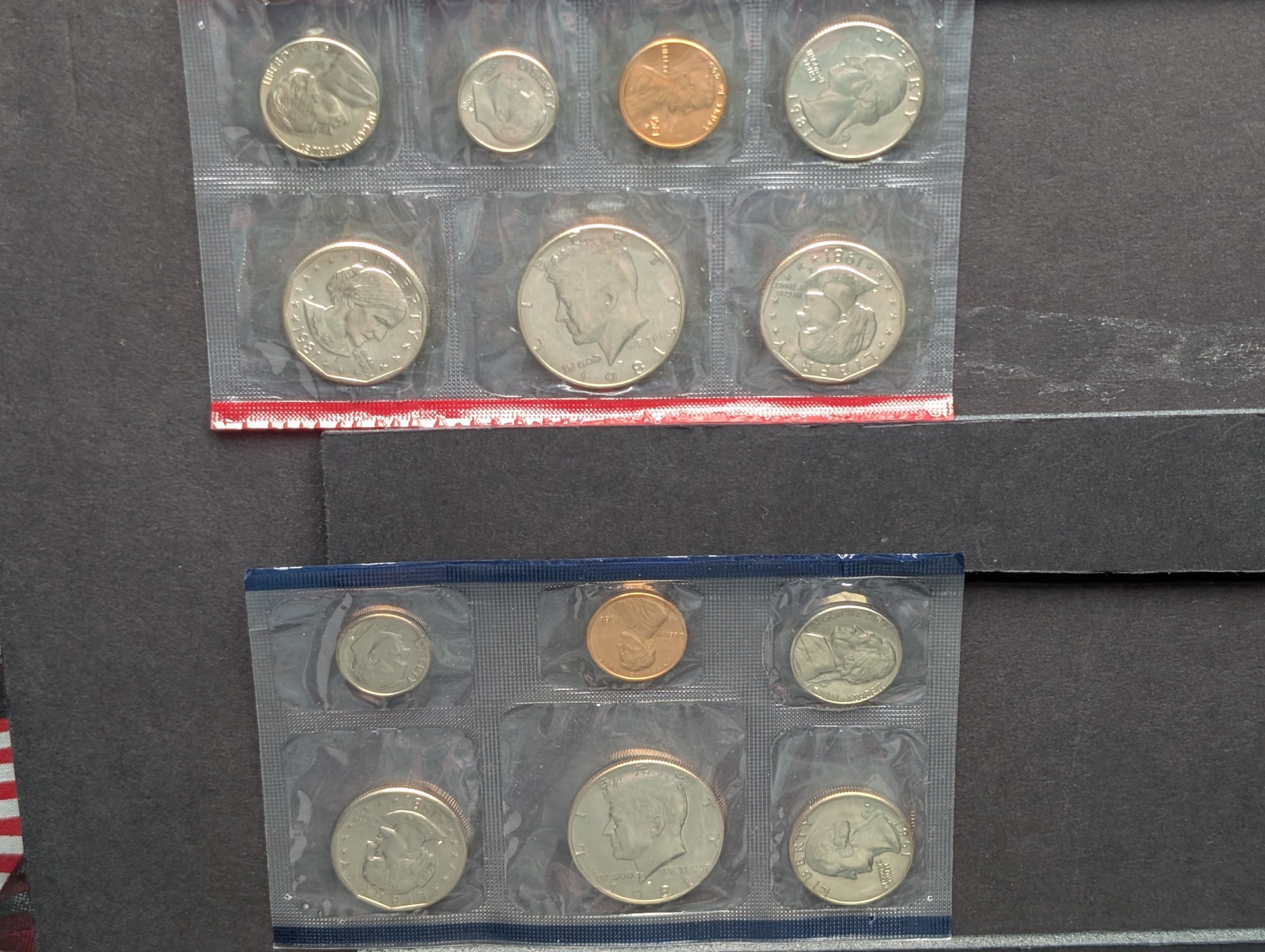 (14) 1980's P&D U.S. Mint UNC Sets in Government Sealed Plastic