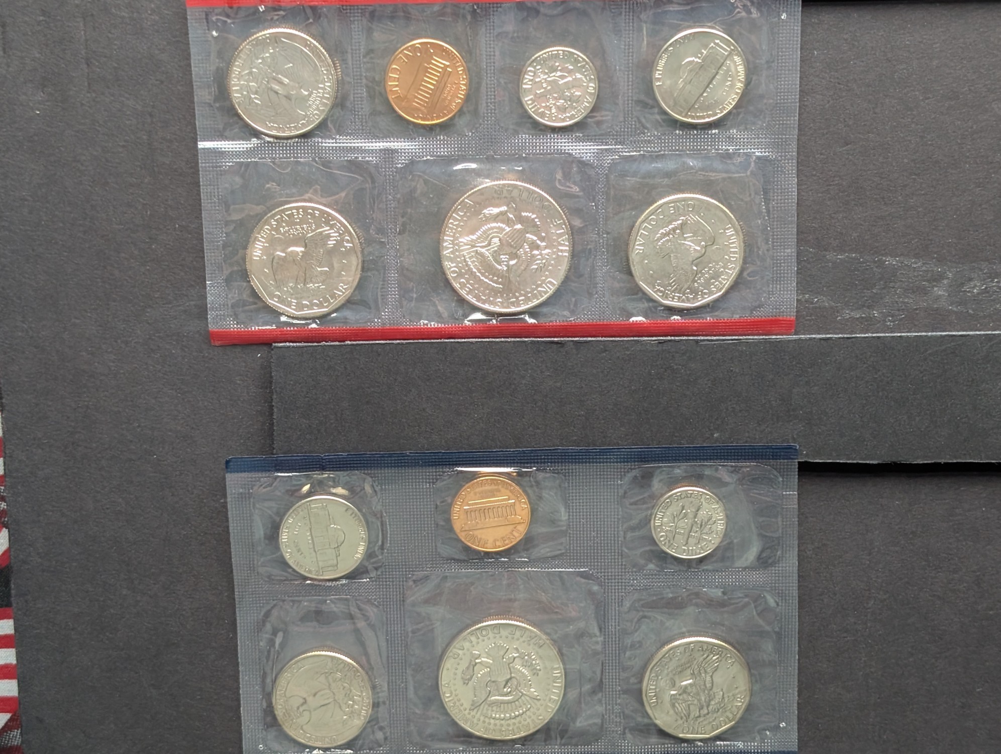 (14) 1980's P&D U.S. Mint UNC Sets in Government Sealed Plastic