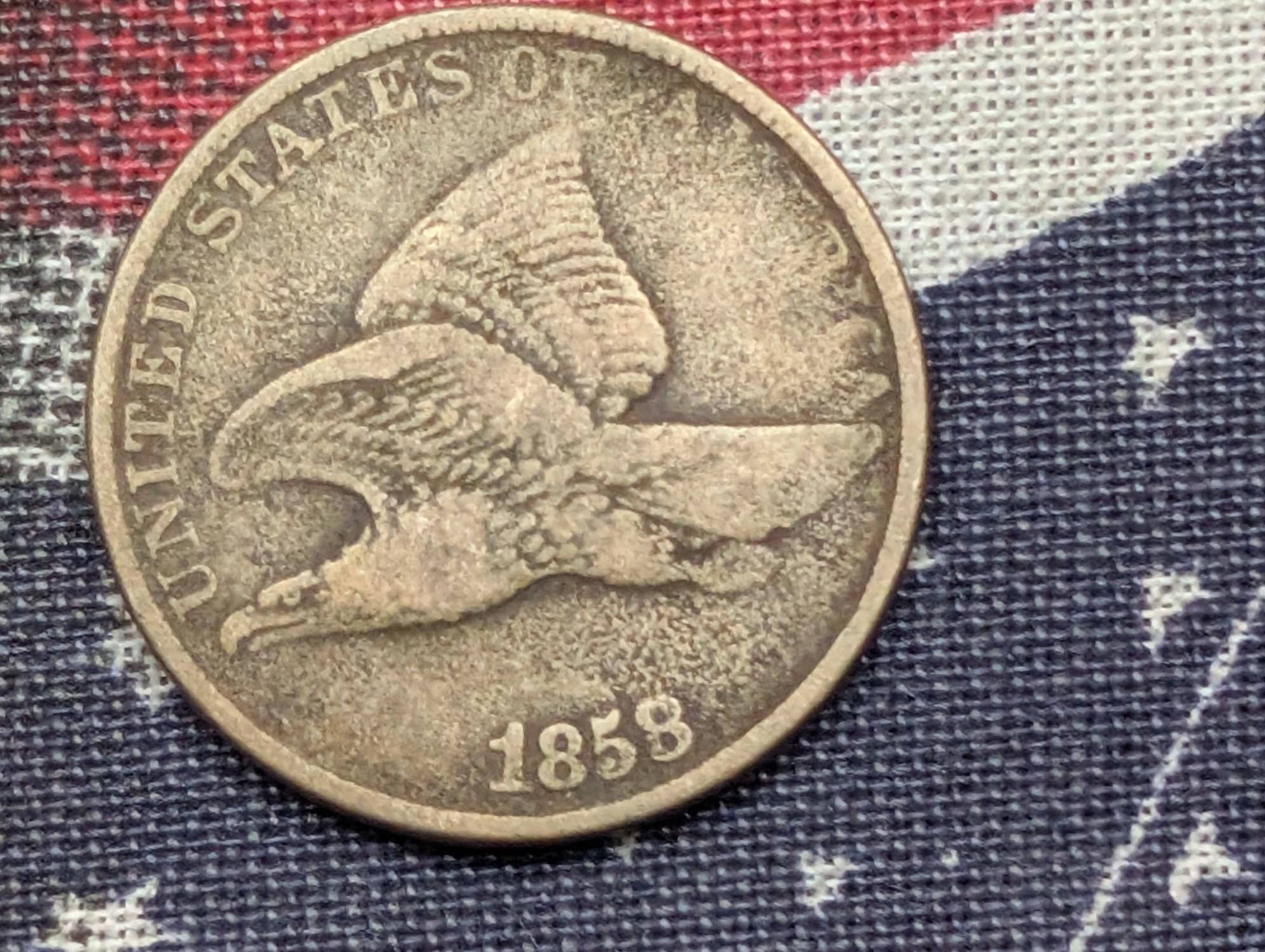 1858 Flying Eagle Cent
