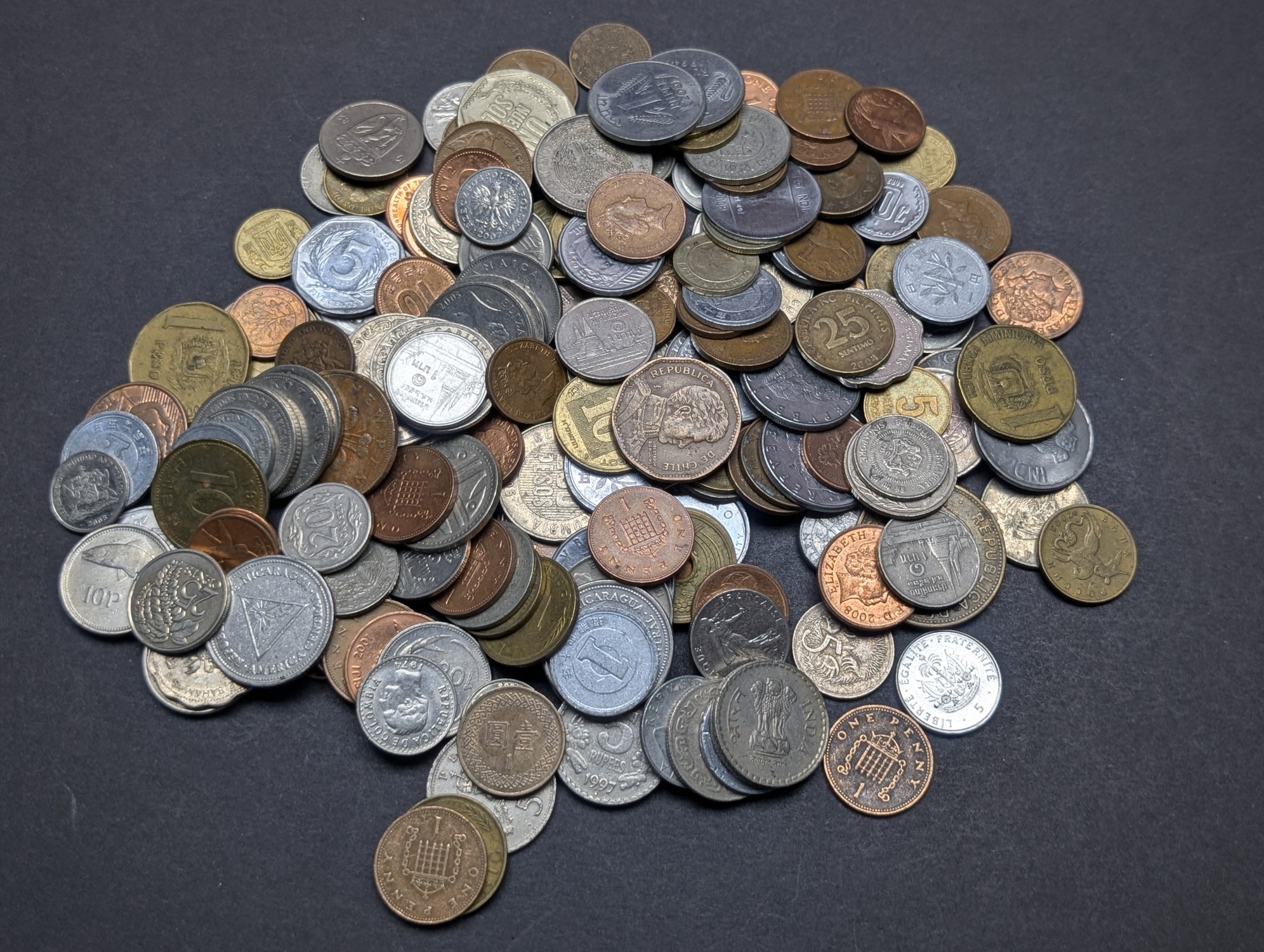 1.5 Lbs. of Various Vintage & Modern World Coins