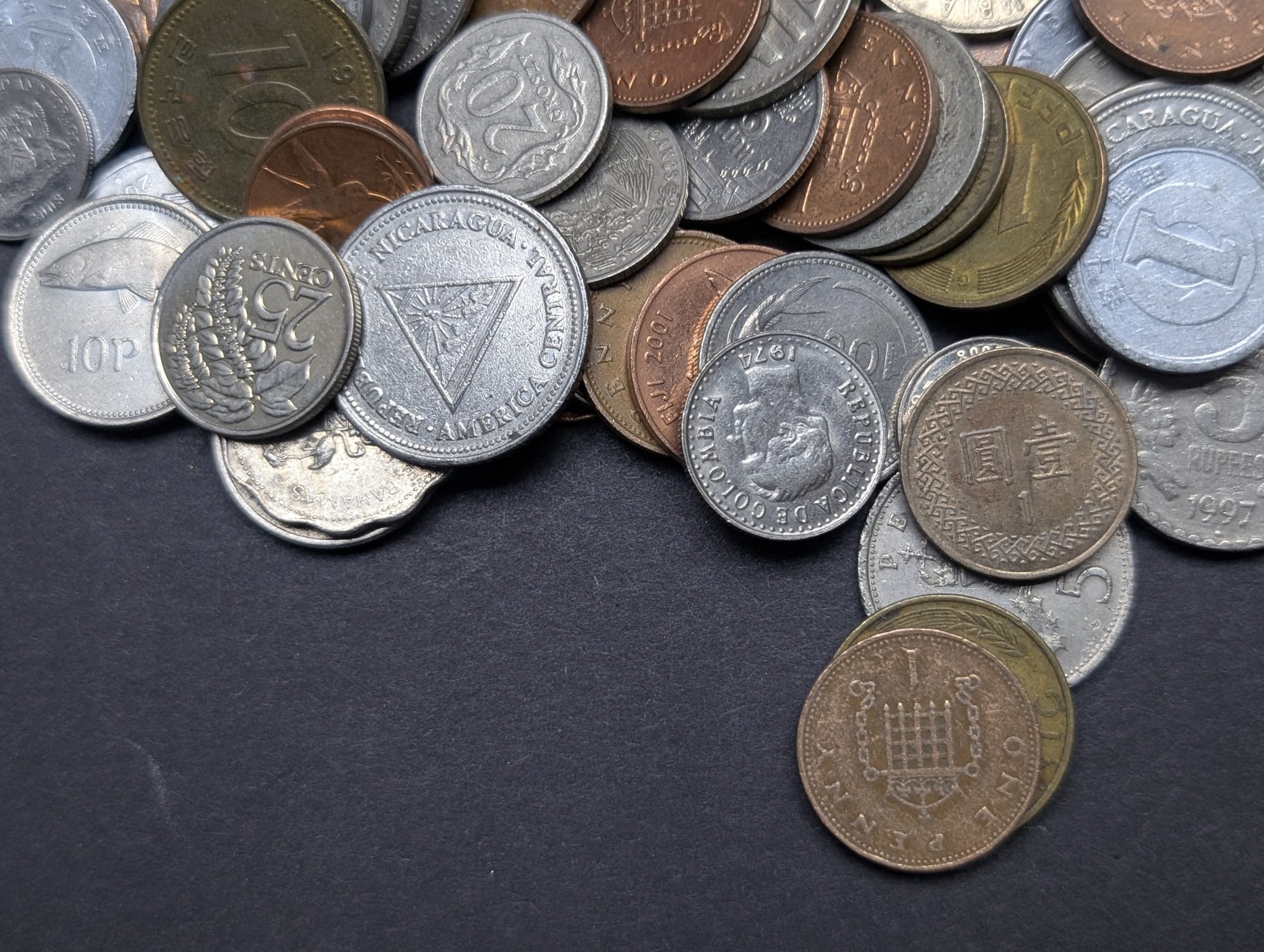 1.5 Lbs. of Various Vintage & Modern World Coins