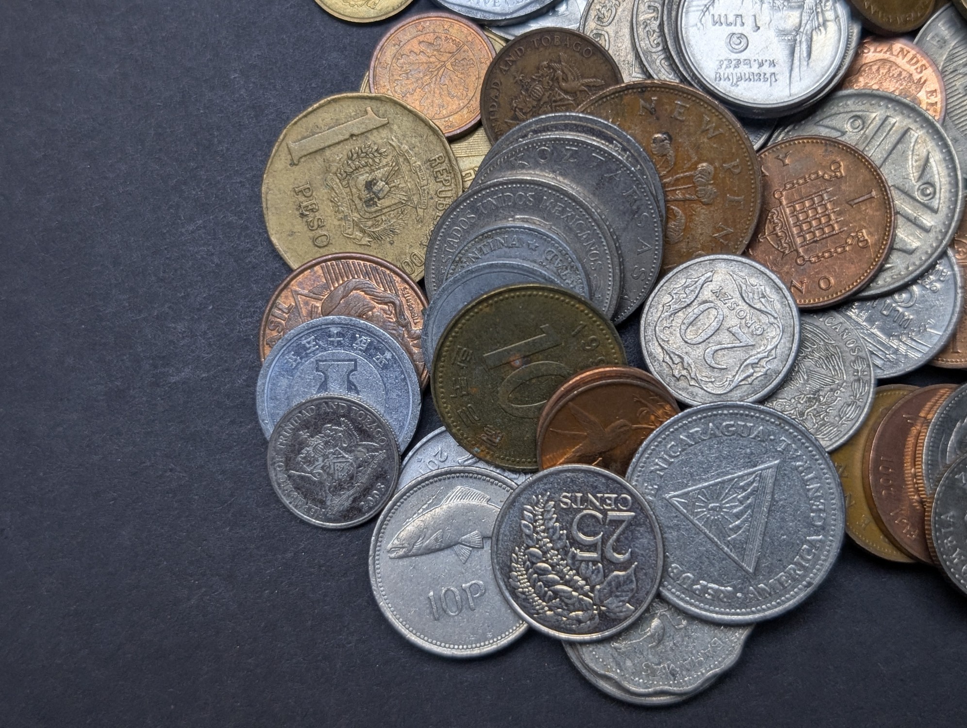 1.5 Lbs. of Various Vintage & Modern World Coins