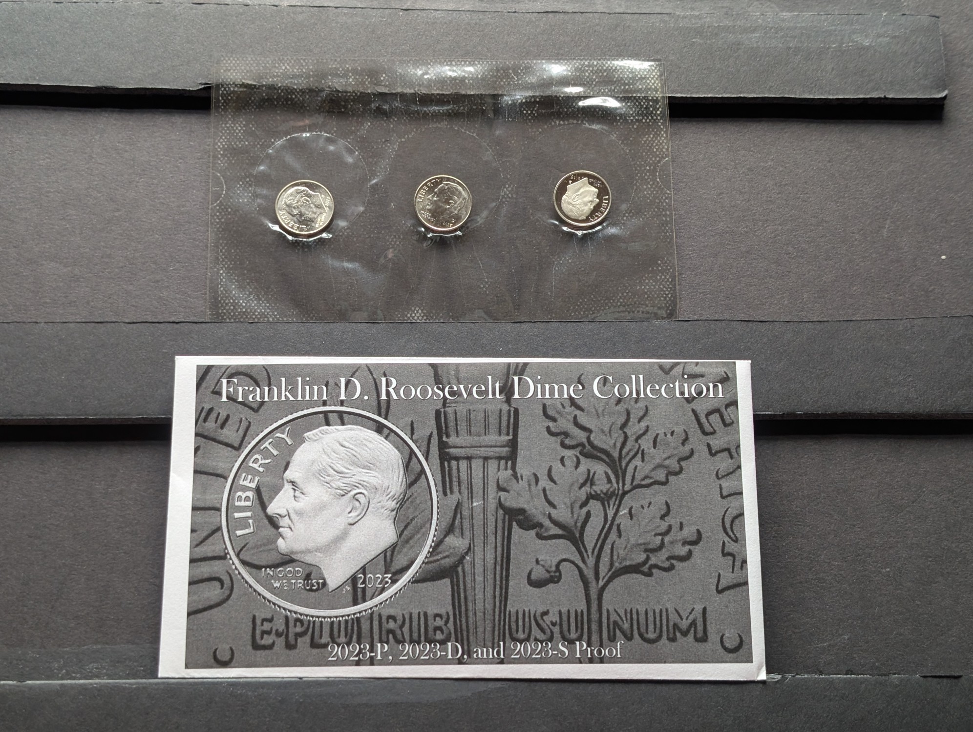 2023 P, D, & S Proof Franklin D. Roosevelt Dime Collection