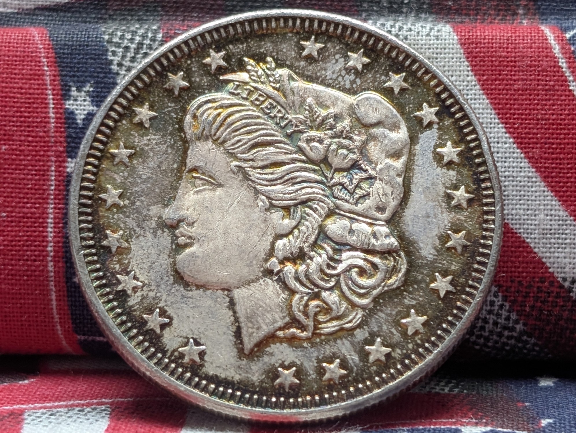 1 Troy Oz. .999 FINE SILVER Morgan Dollar Designed Round