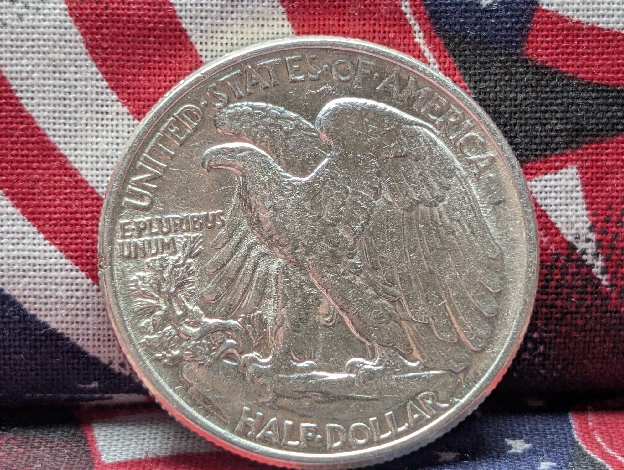 1944 Walking Liberty 90% Silver Half Dollar - AU++