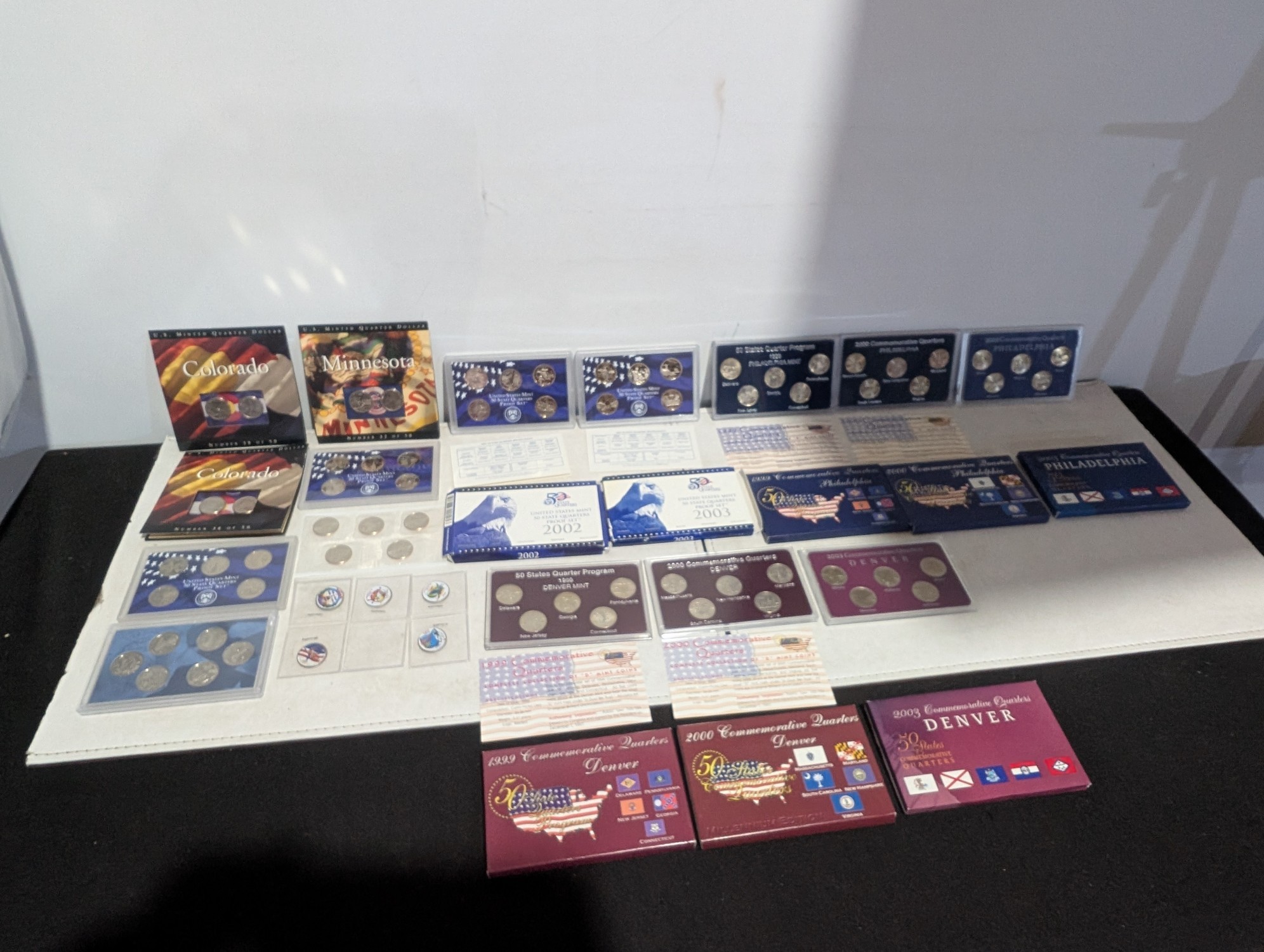 HUGE! Grab Bag of Various Dated Statehood & Territorial Quarters - Colorized, UNC & PROOF