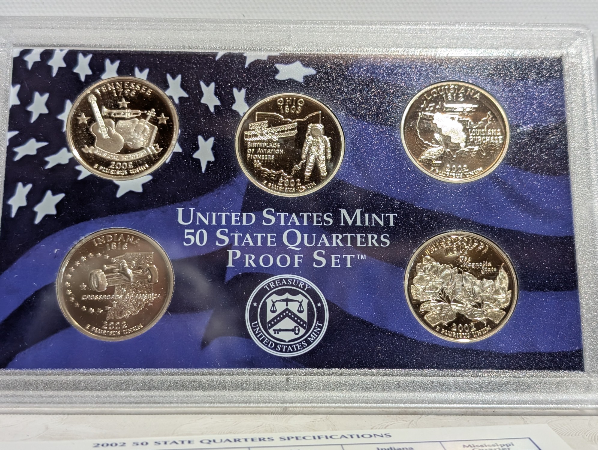 HUGE! Grab Bag of Various Dated Statehood & Territorial Quarters - Colorized, UNC & PROOF