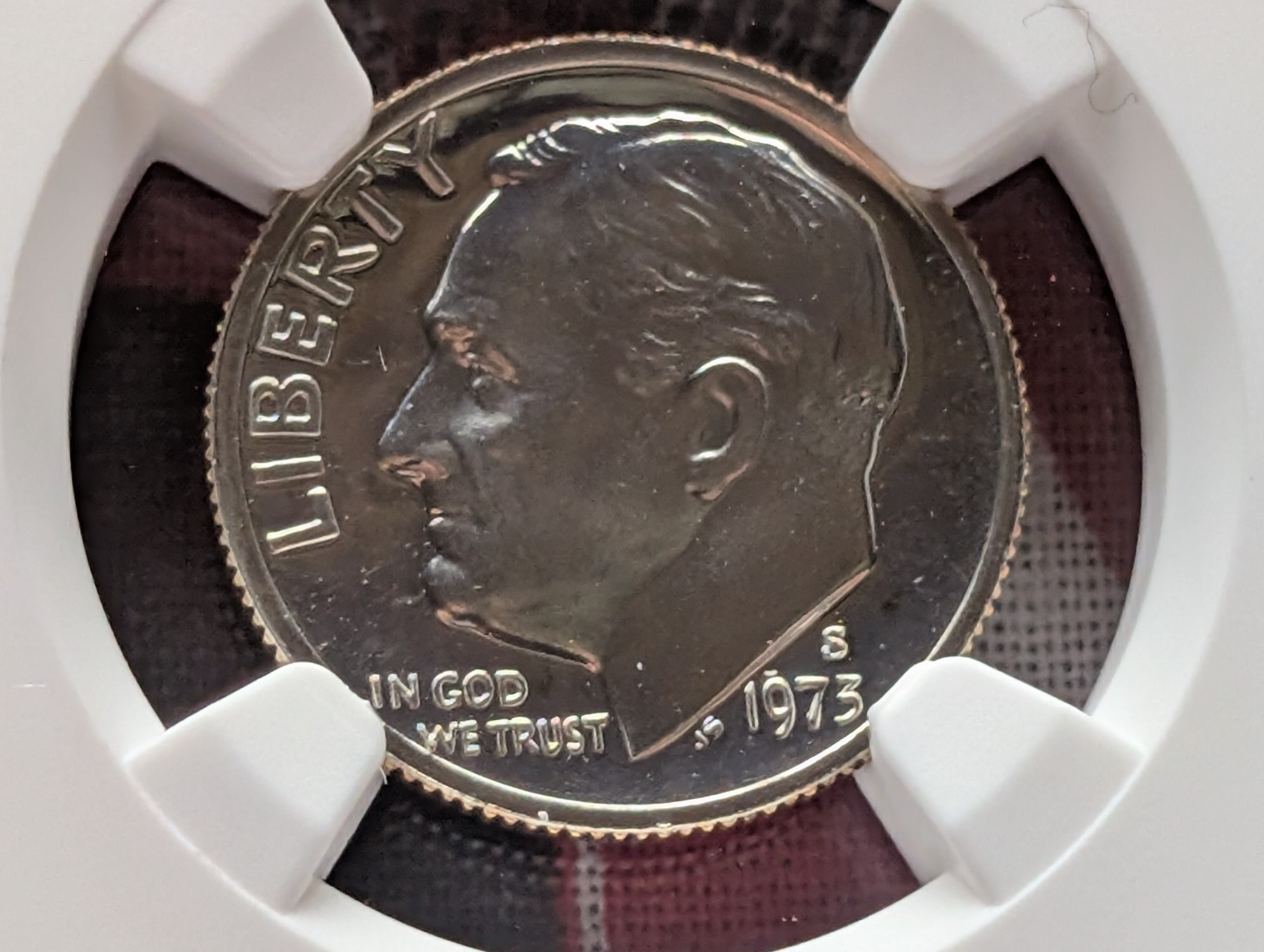 1973-S Roosevelt Dime - NGC GEM PROOF