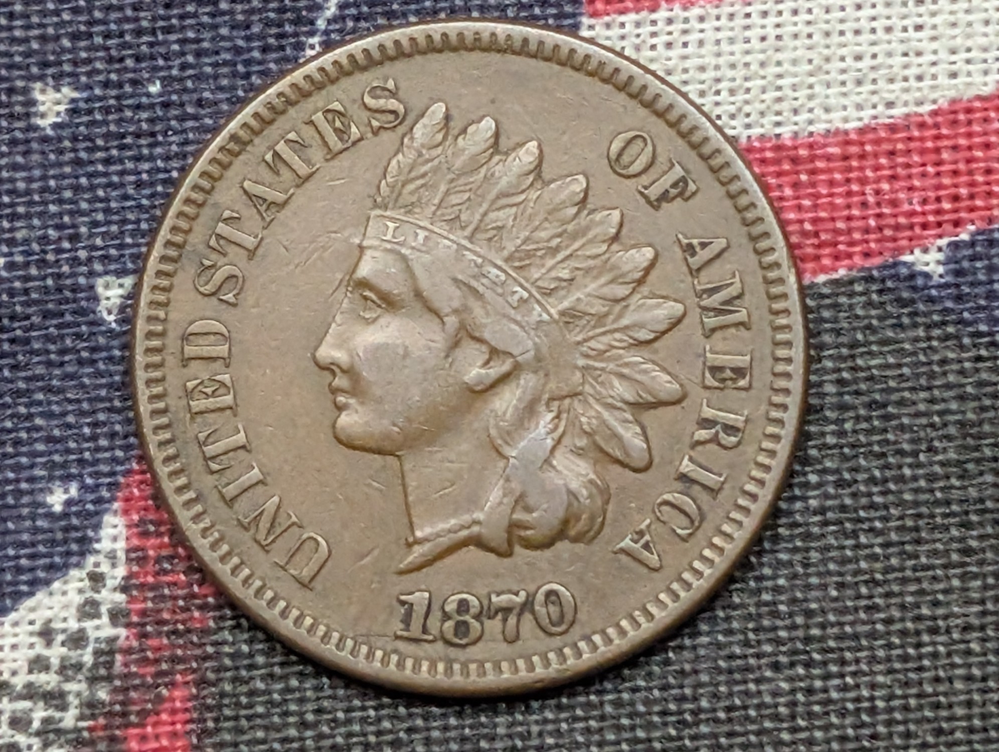 1870 Indian Head Cent