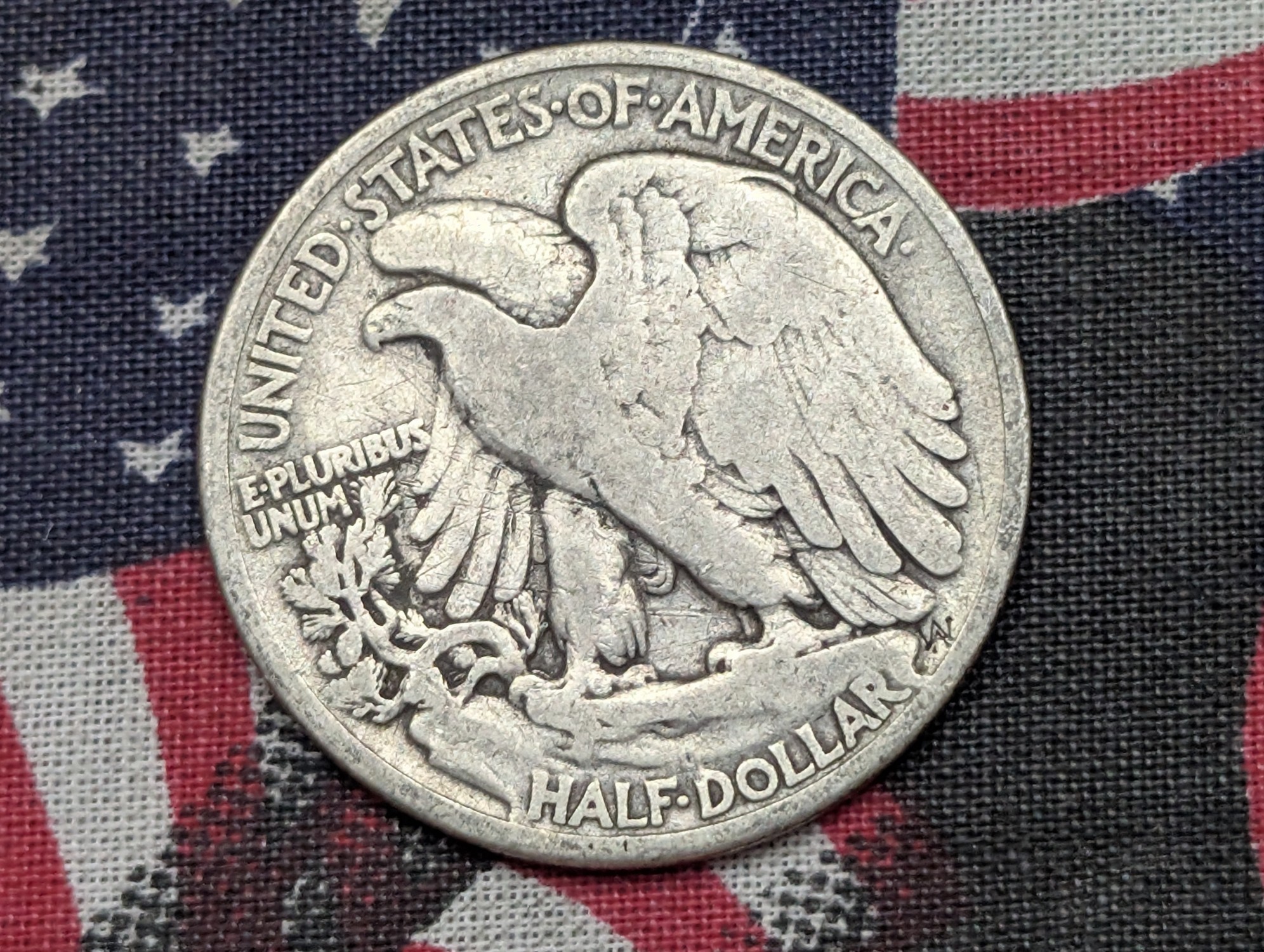 VG - 1919 Walking Liberty 90% Silver Half Dollar