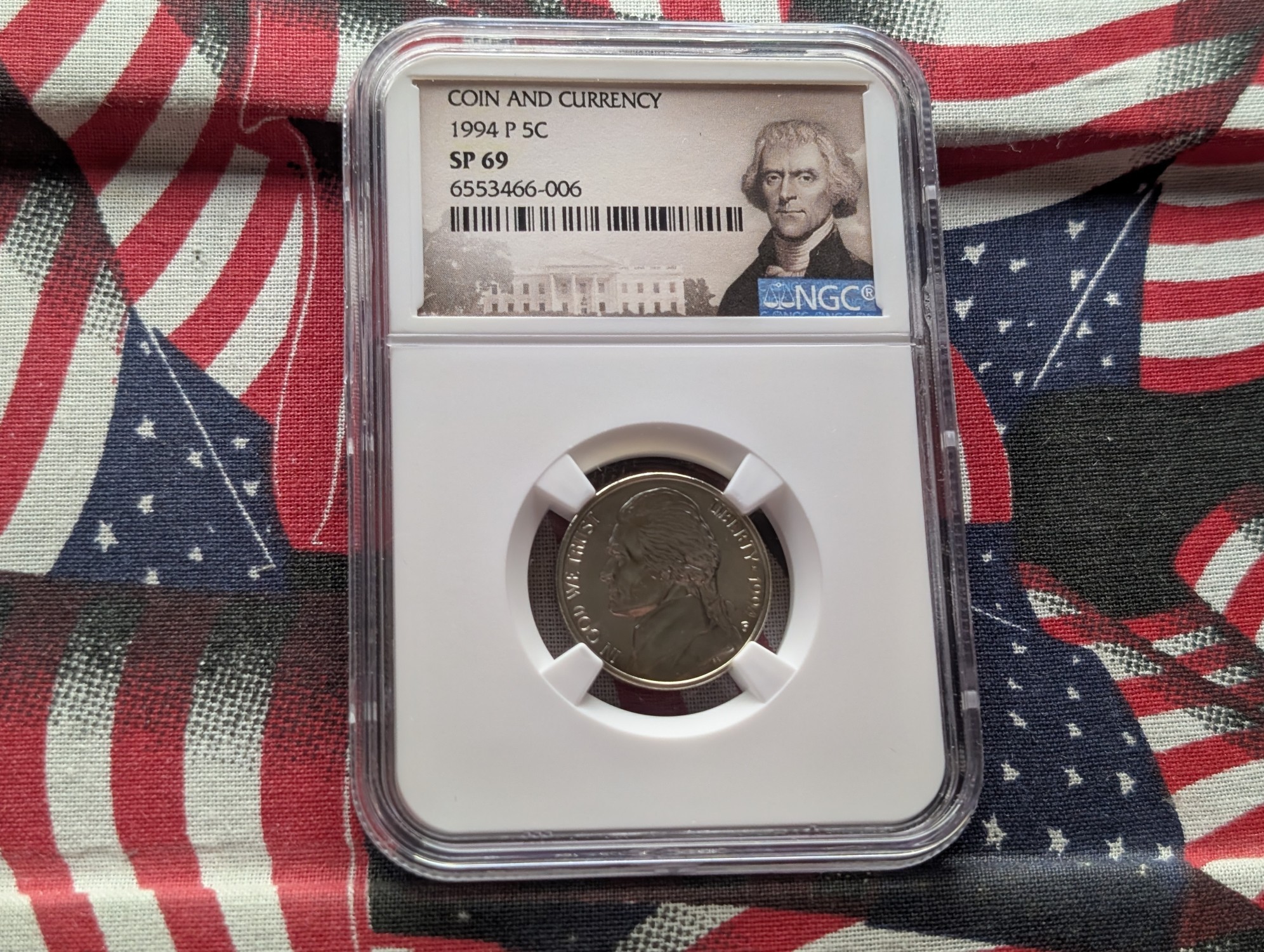 1994-P Jefferson Nickel - NGC SP69 - Coin & Currency