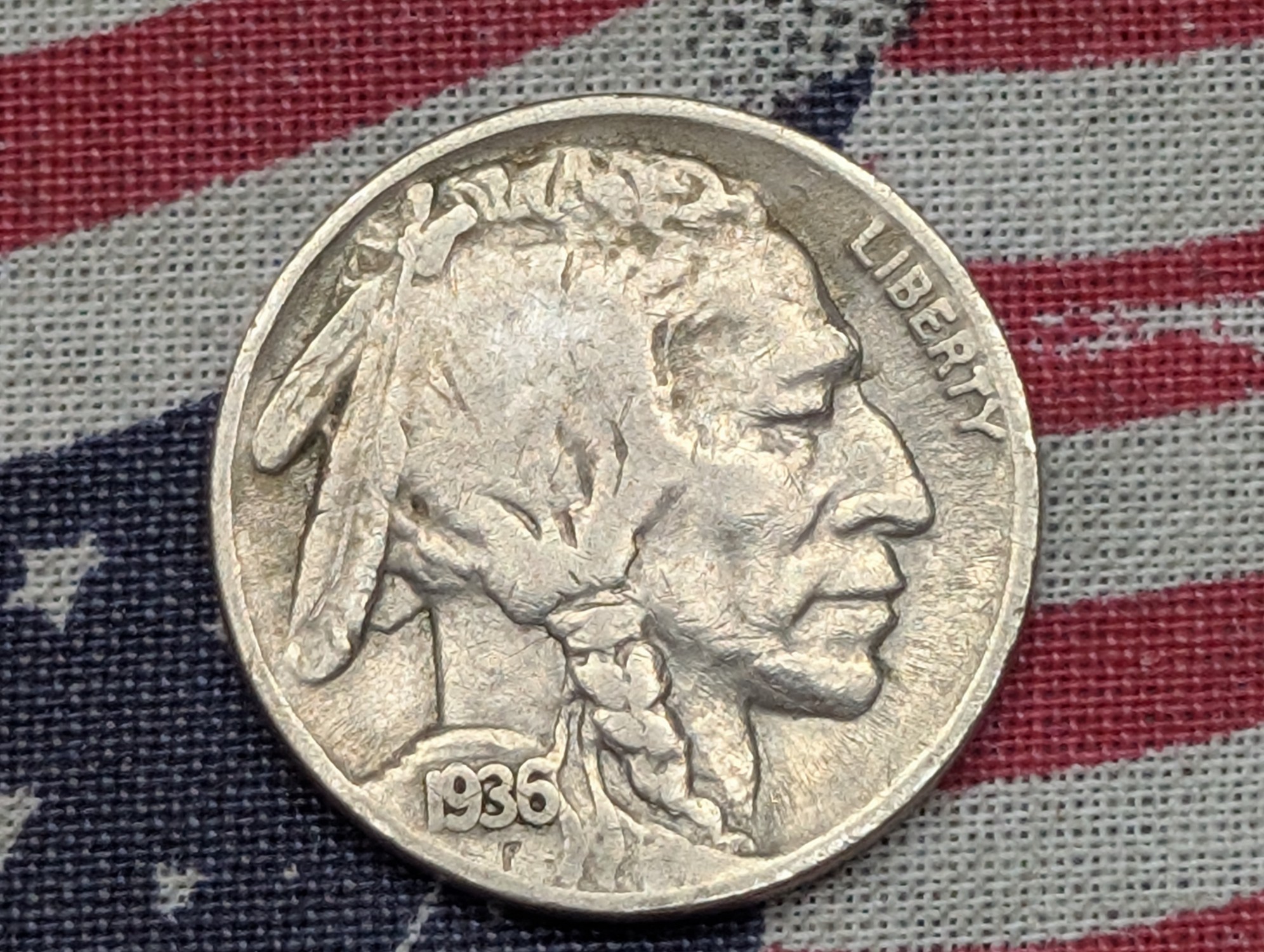 1936-S/S Buffalo Nickel