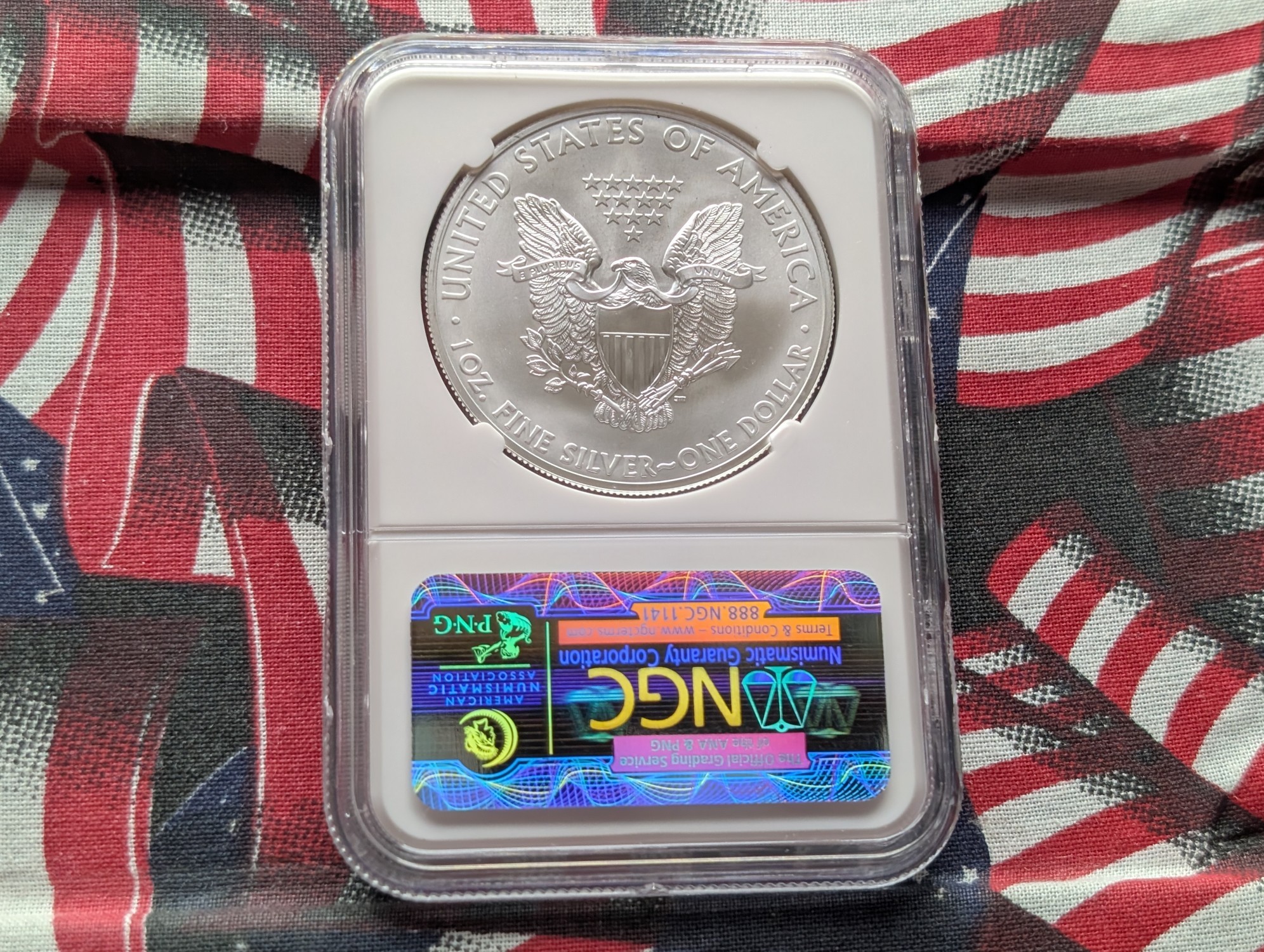 2013-(S) American Silver Eagle 1 Troy Oz. .999 Silver - NGC MS70 First Release