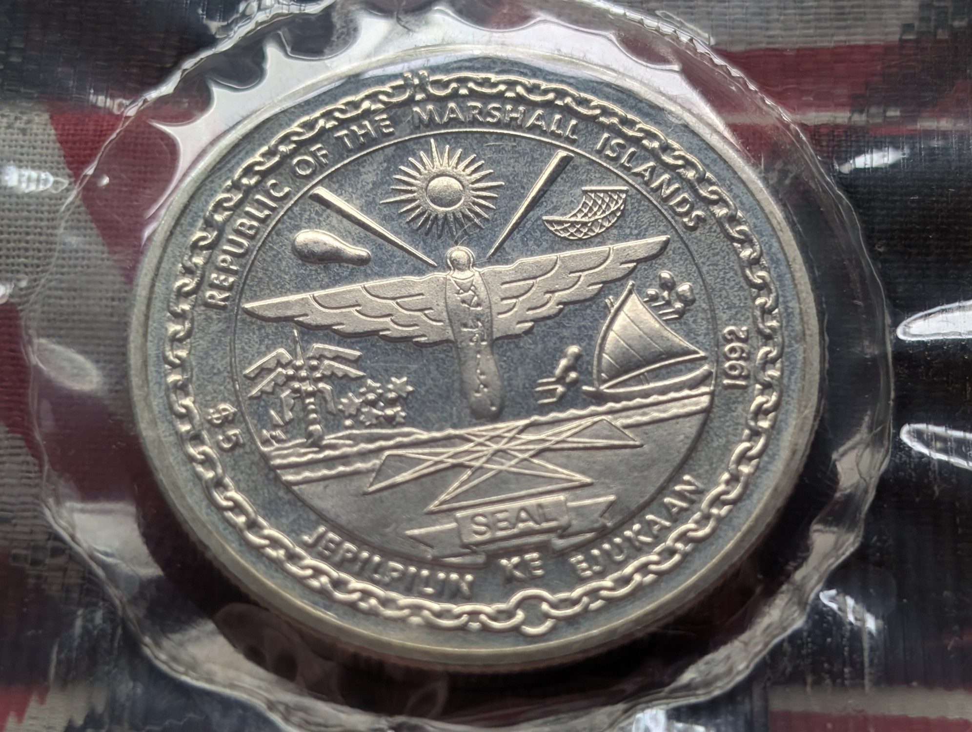 1992 Marshall Islands $5 To The Heroes of Corregidor & 1995 Marshall Islands $5 Marilyn Monroe - Both in Info Displays w/ COA