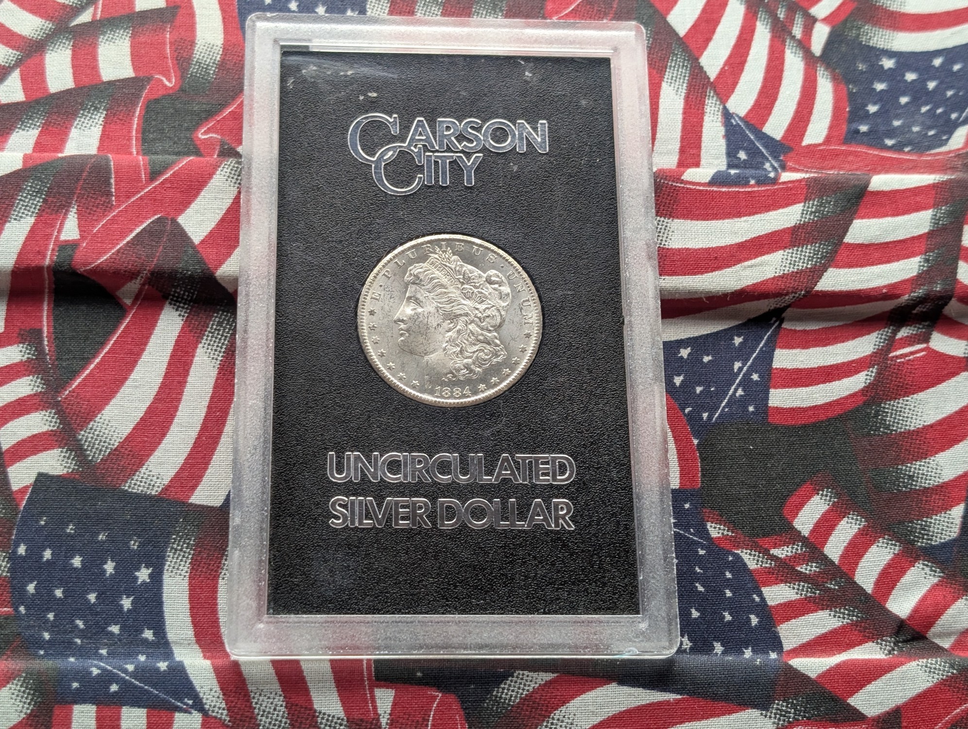 1884-CC Morgan 90% Silver Dollar - Slabbed
