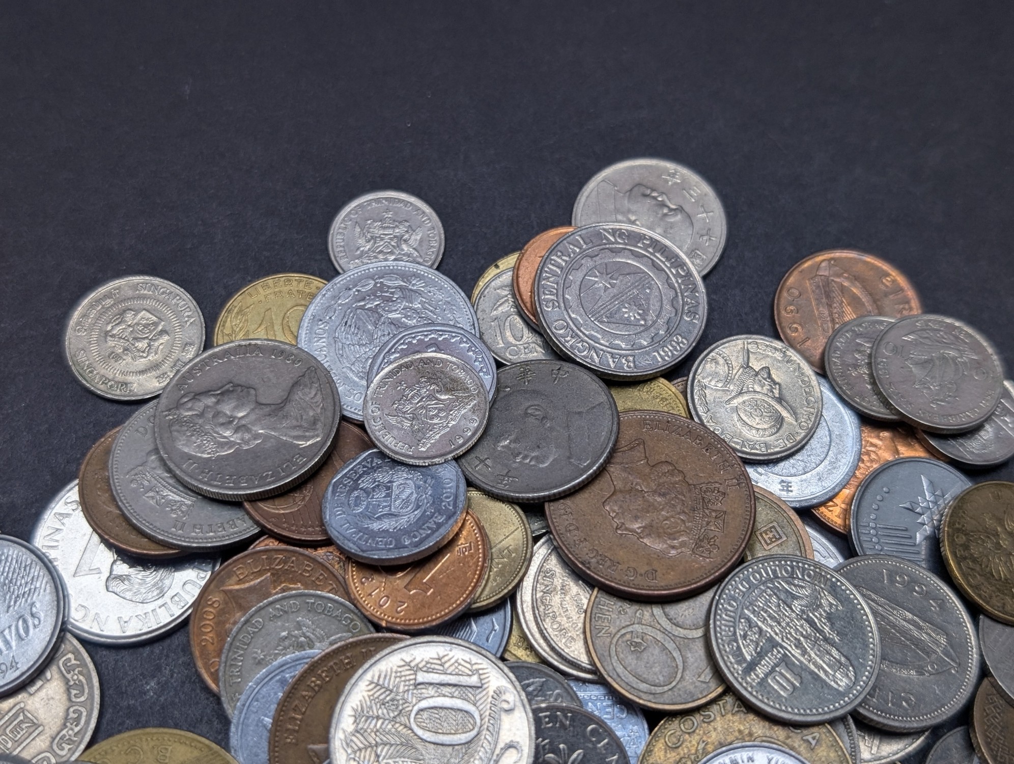 1.0 Lbs. of Various Vintage & Modern World Coins