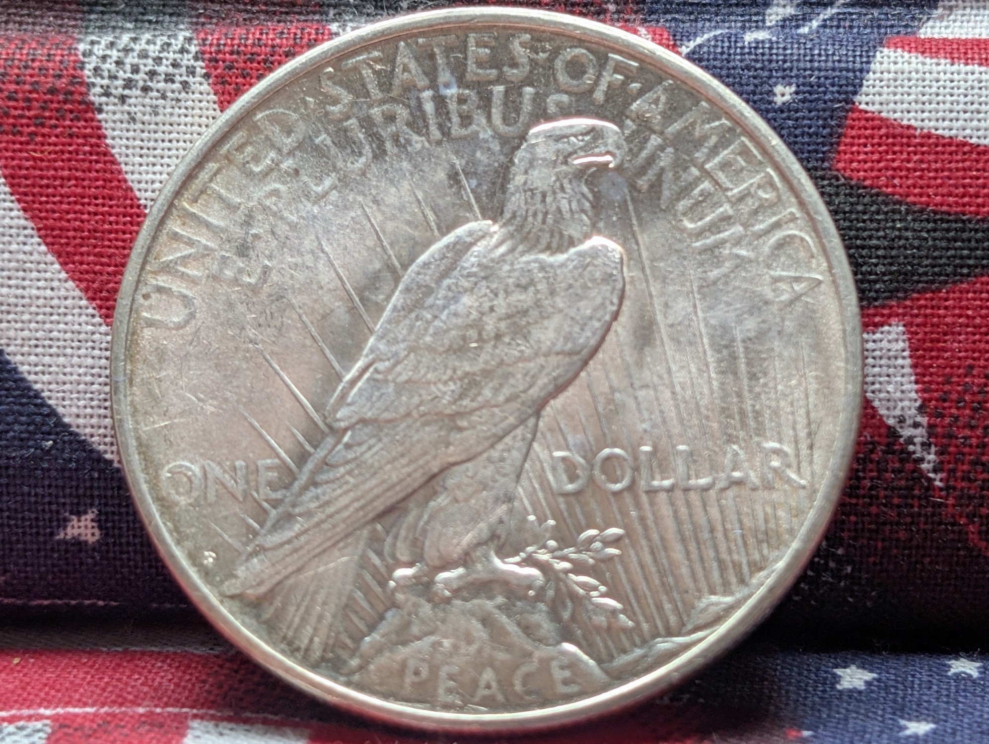 1926-D Peace 90% Silver Dollar - CHOICE UNC - RARE THIS NICE!!