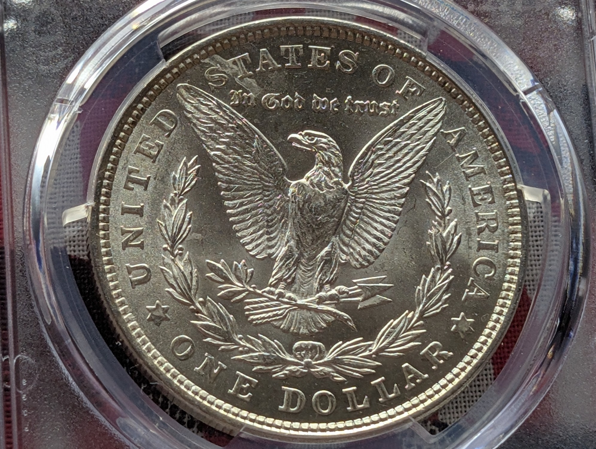 1921 Morgan 90% Silver Dollar - PCGS MS62