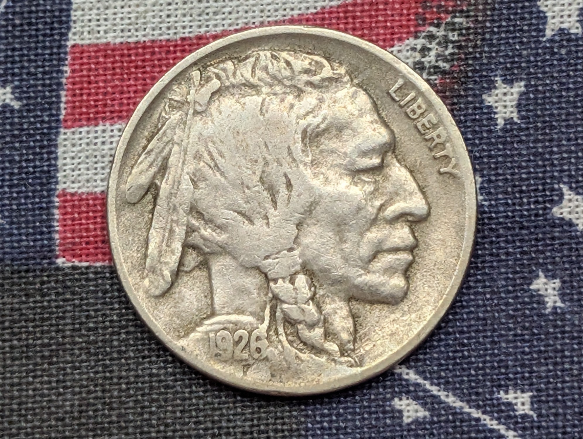 RARE! - VF - 1926-D Indian Head Buffalo Nickel