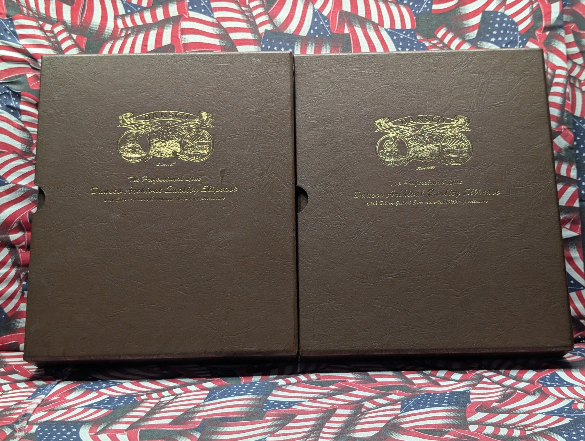 (2) *EMPTY* American Silver Eagle Dansco Collector's Albums w/ Sleeves - No Coins!!