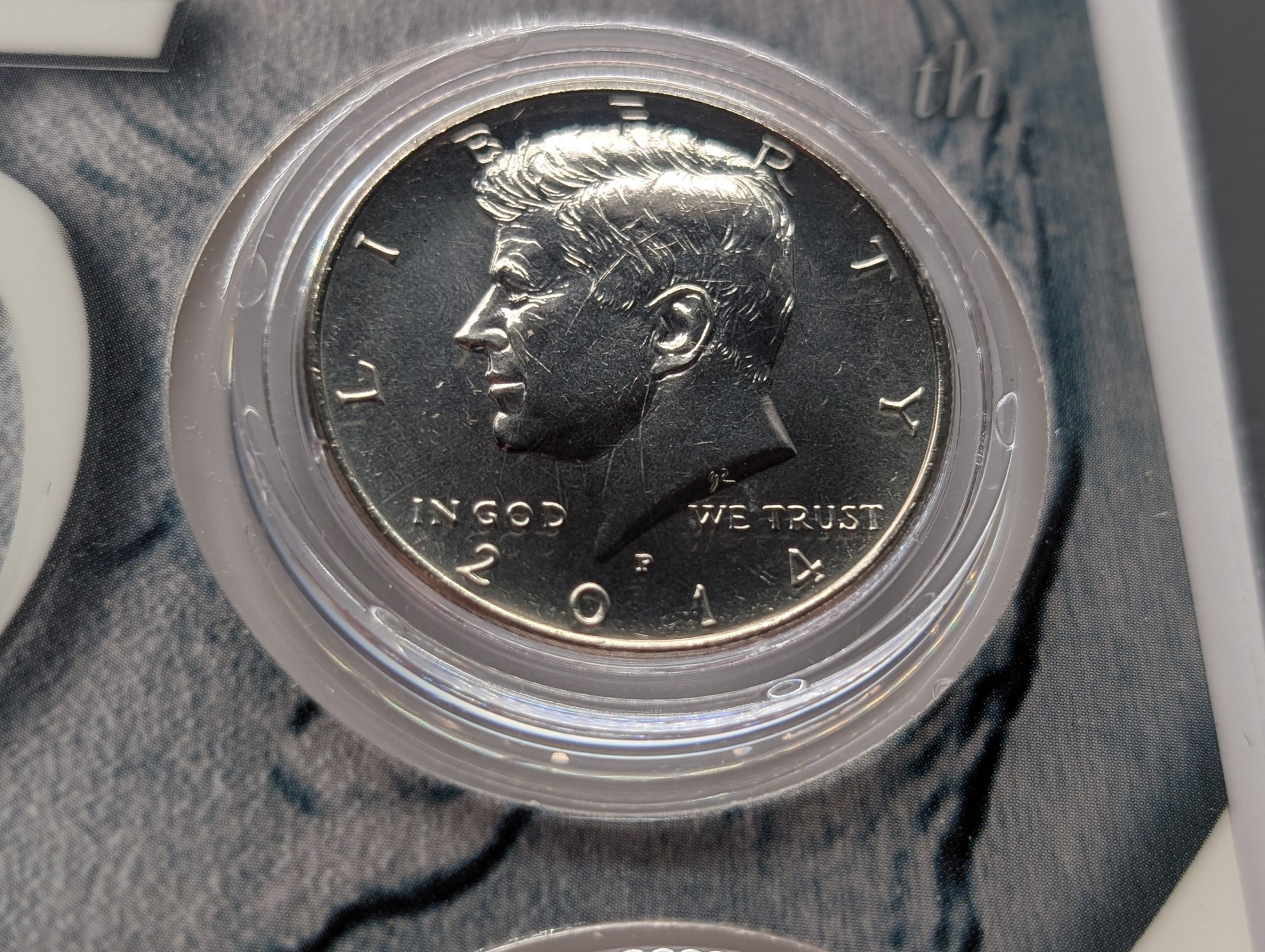 2014-P&D 50th Anniv. Kennedy Half Dollar UNC Set in OGP w/ COA