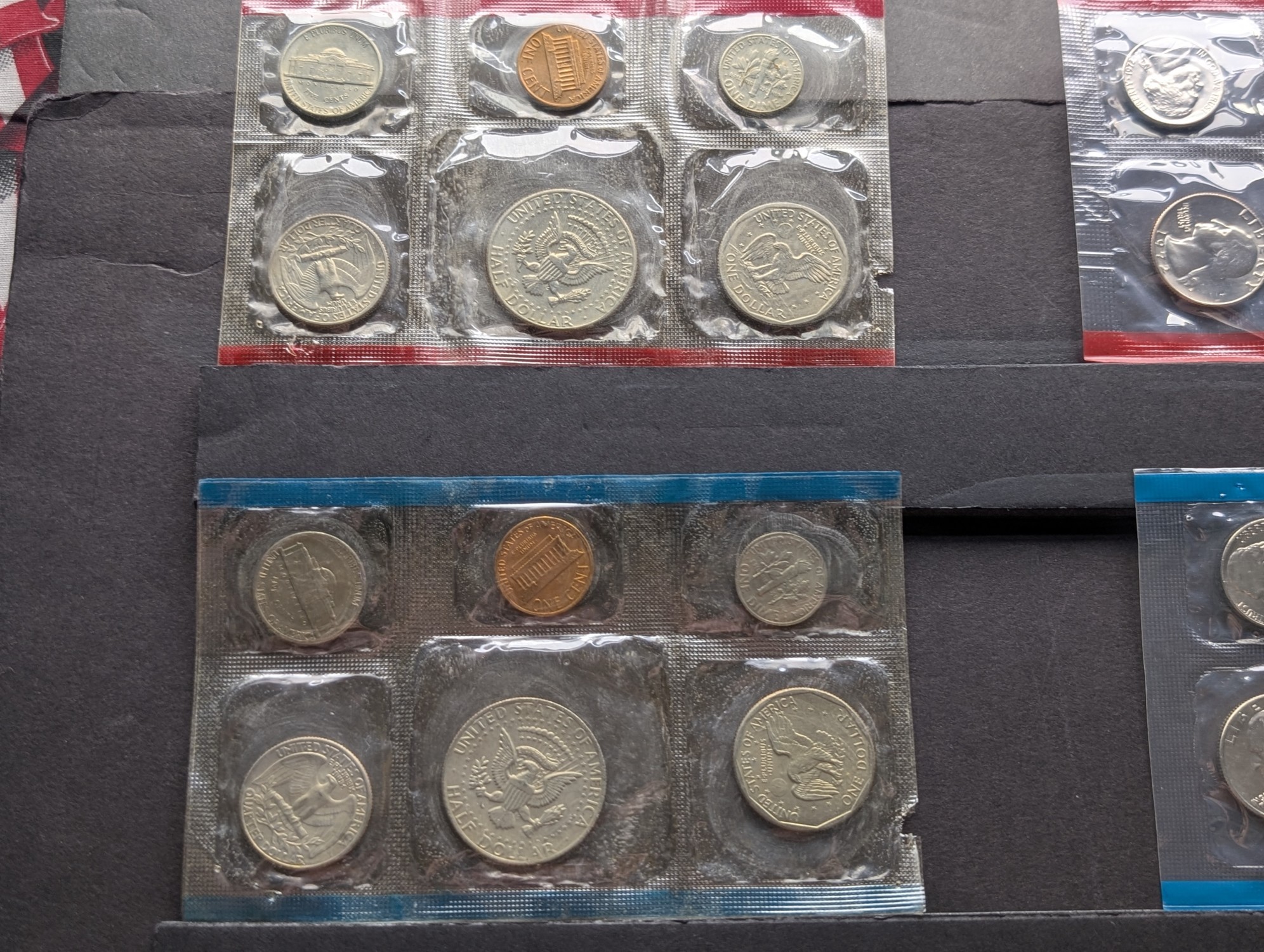 (15) 1970's P&D U.S. Mint UNC Sets in Government Sealed Plastic