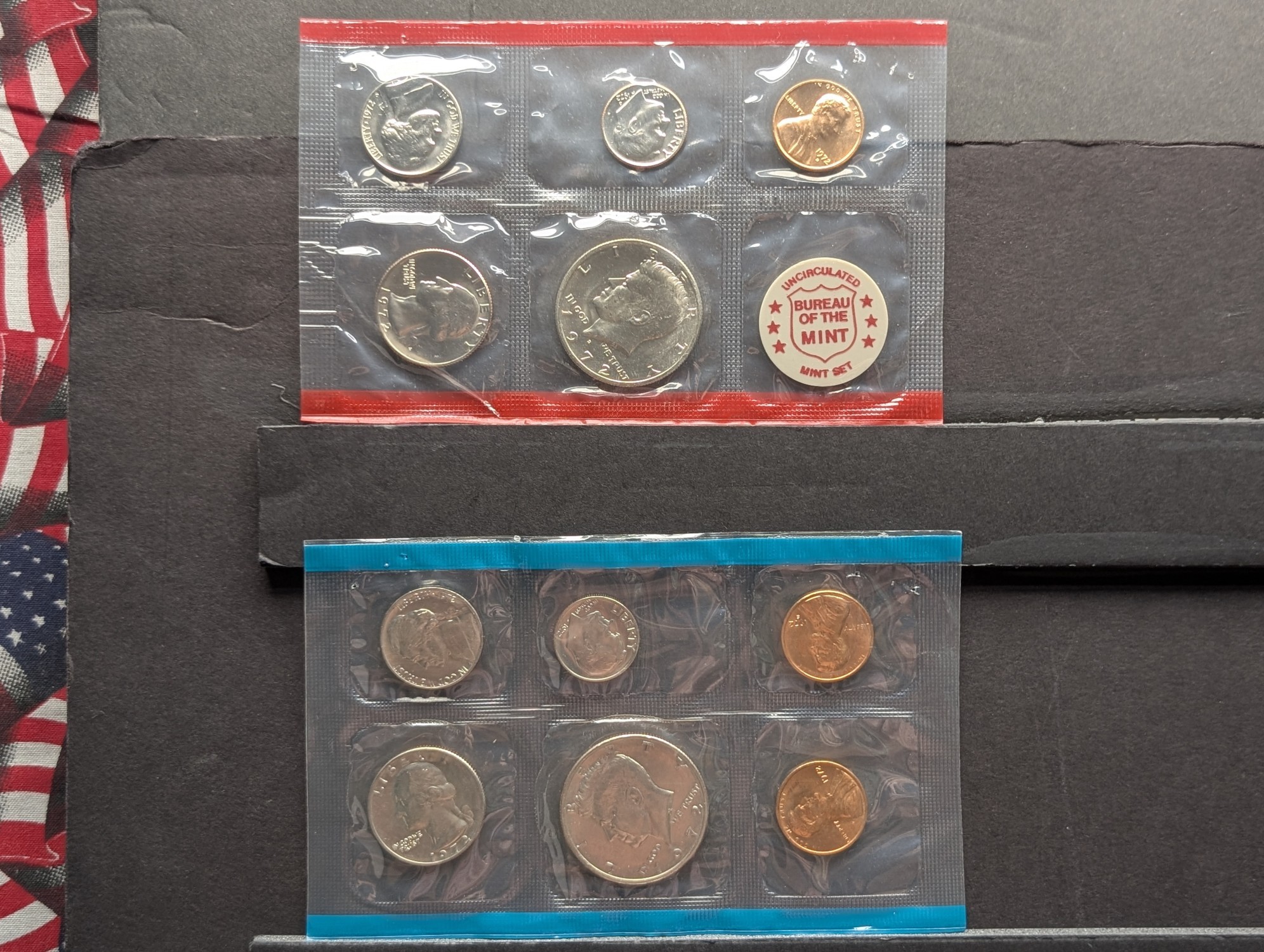 (15) 1970's P&D U.S. Mint UNC Sets in Government Sealed Plastic