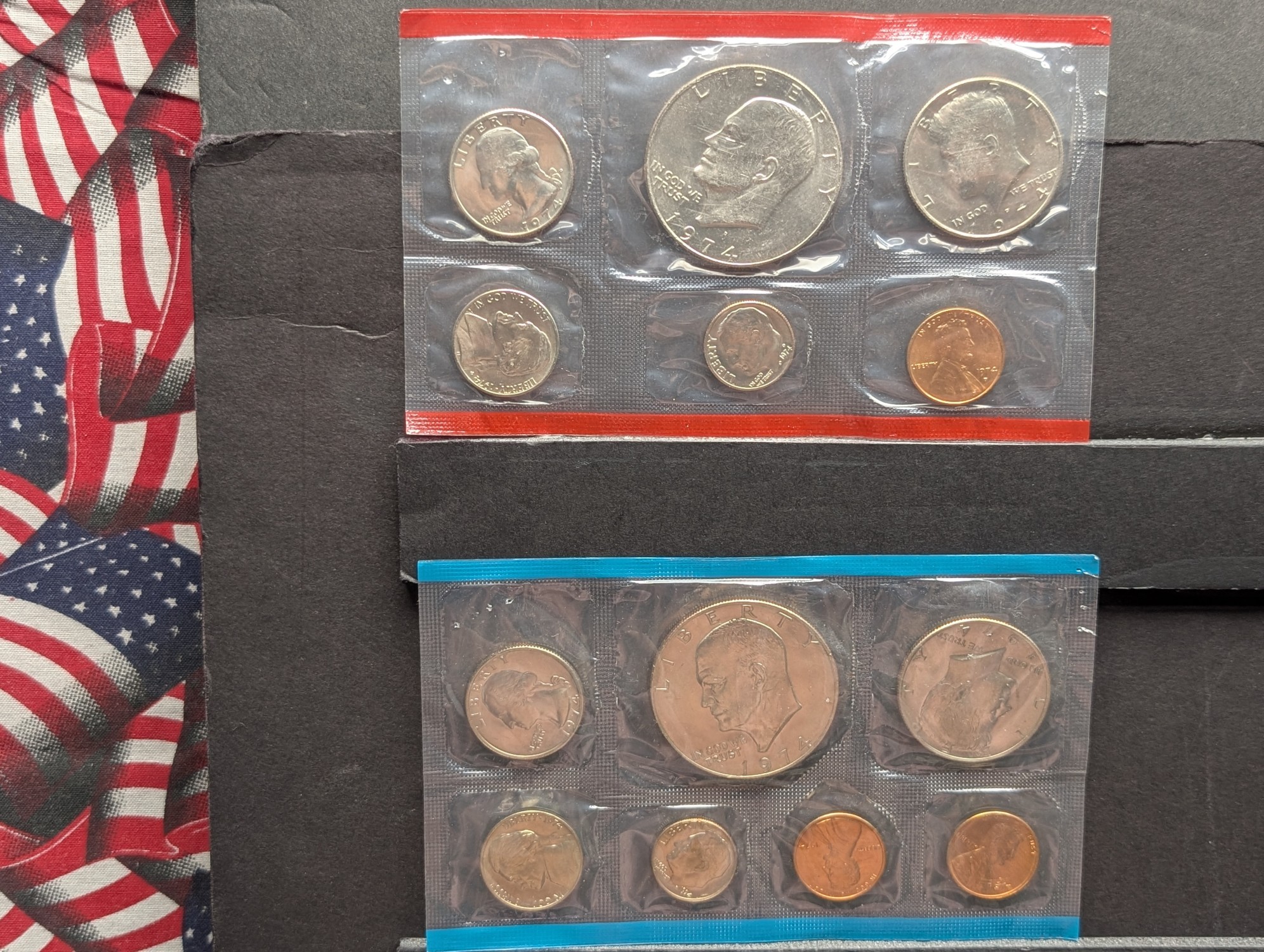 (15) 1970's P&D U.S. Mint UNC Sets in Government Sealed Plastic