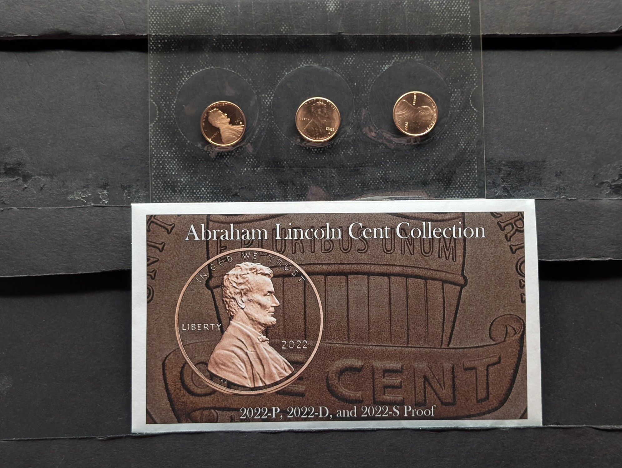 2022-P&D and S-PROOF Abraham Lincoln Cent Collection