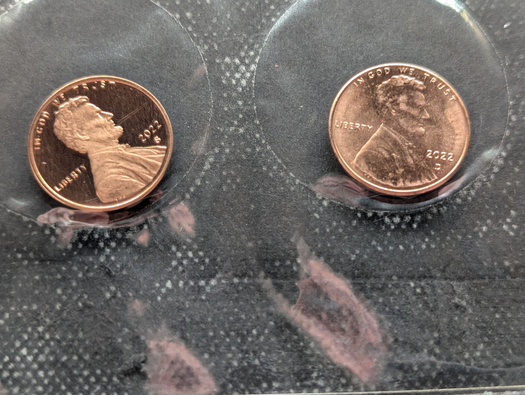 2022-P&D and S-PROOF Abraham Lincoln Cent Collection