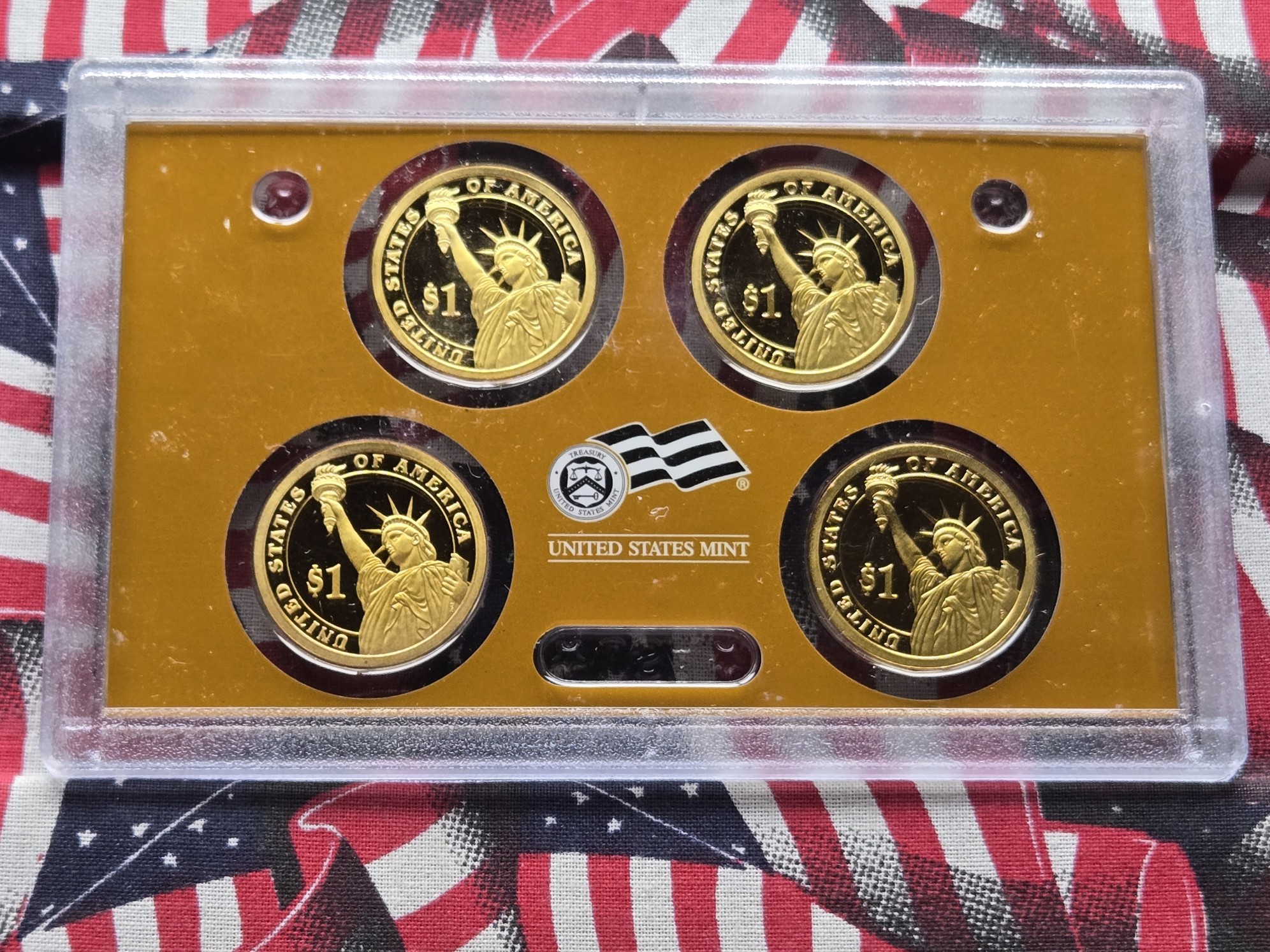 2007-S U.S. Mint Presidential Dollars Proof Set in OGP w/ COA