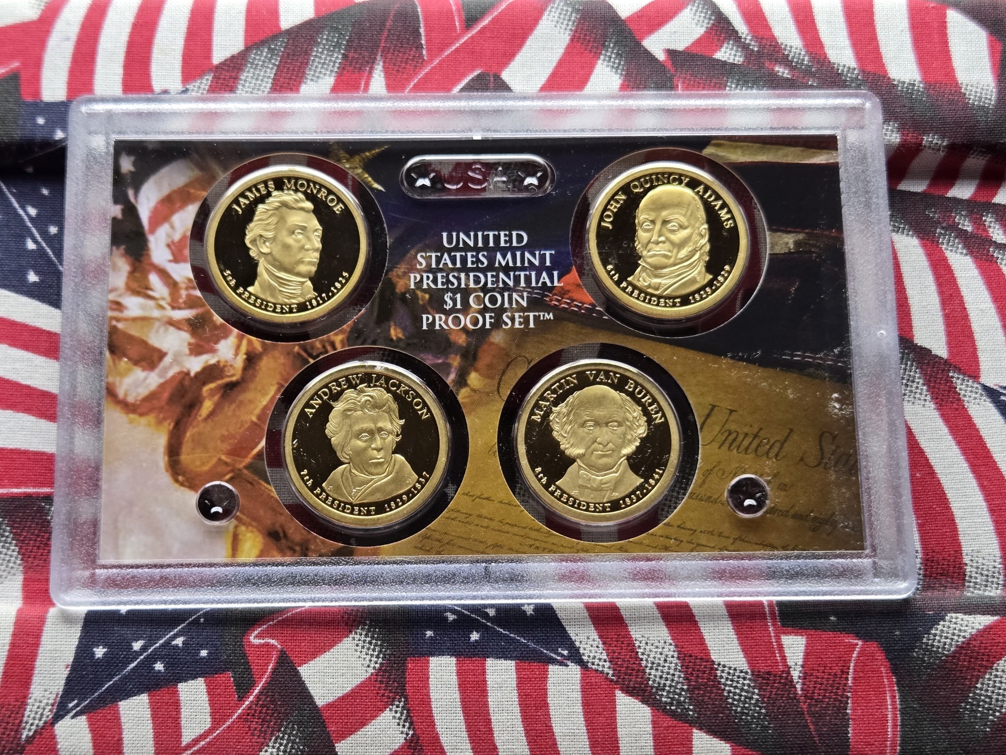 2008-S U.S. Mint Presidential Dollars Proof Set in OGP w/ COA