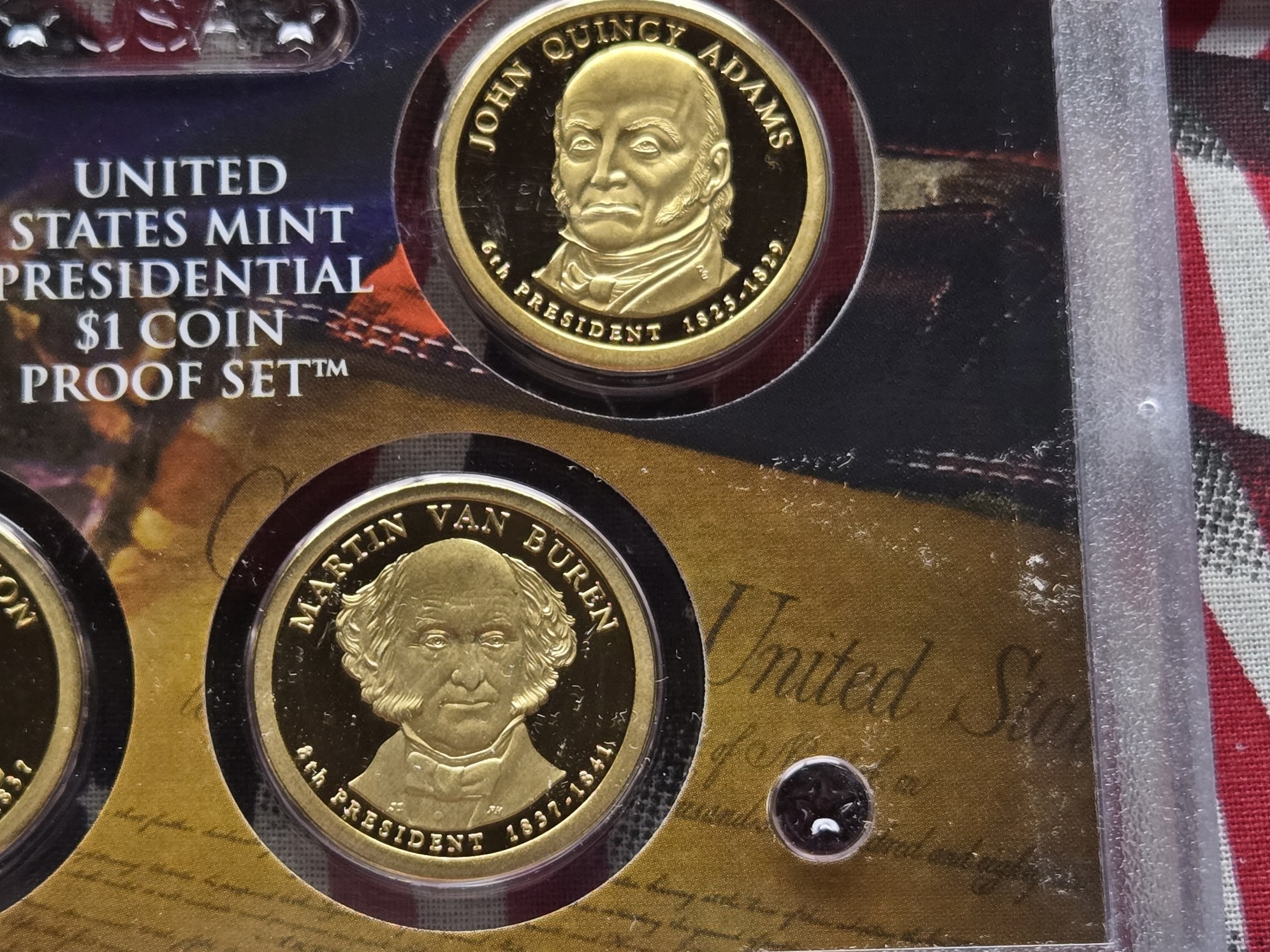 2008-S U.S. Mint Presidential Dollars Proof Set in OGP w/ COA