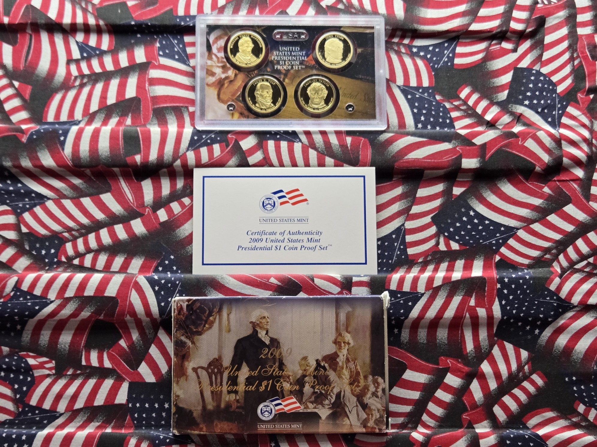 2009-S U.S. Mint Presidential Dollars Proof Set in OGP w/ COA