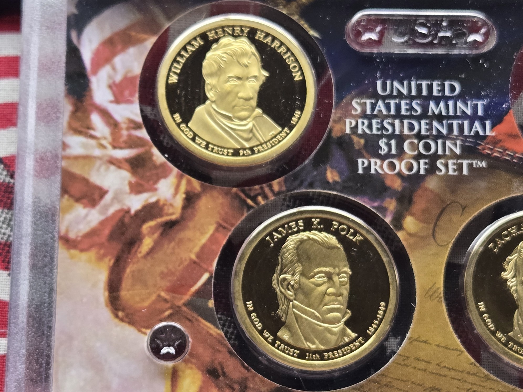 2009-S U.S. Mint Presidential Dollars Proof Set in OGP w/ COA