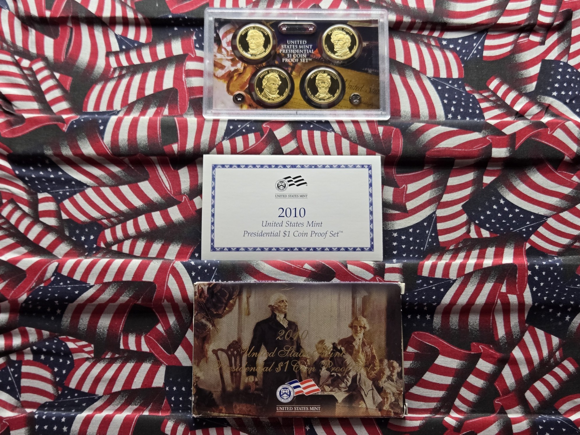 2010-S U.S. Mint Presidential Dollars Proof Set in OGP w/ COA