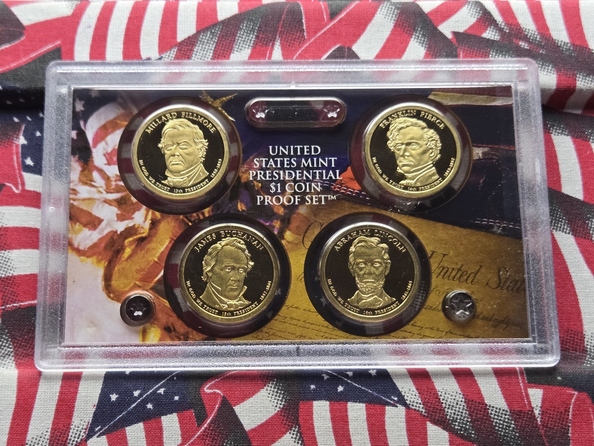 2010-S U.S. Mint Presidential Dollars Proof Set in OGP w/ COA